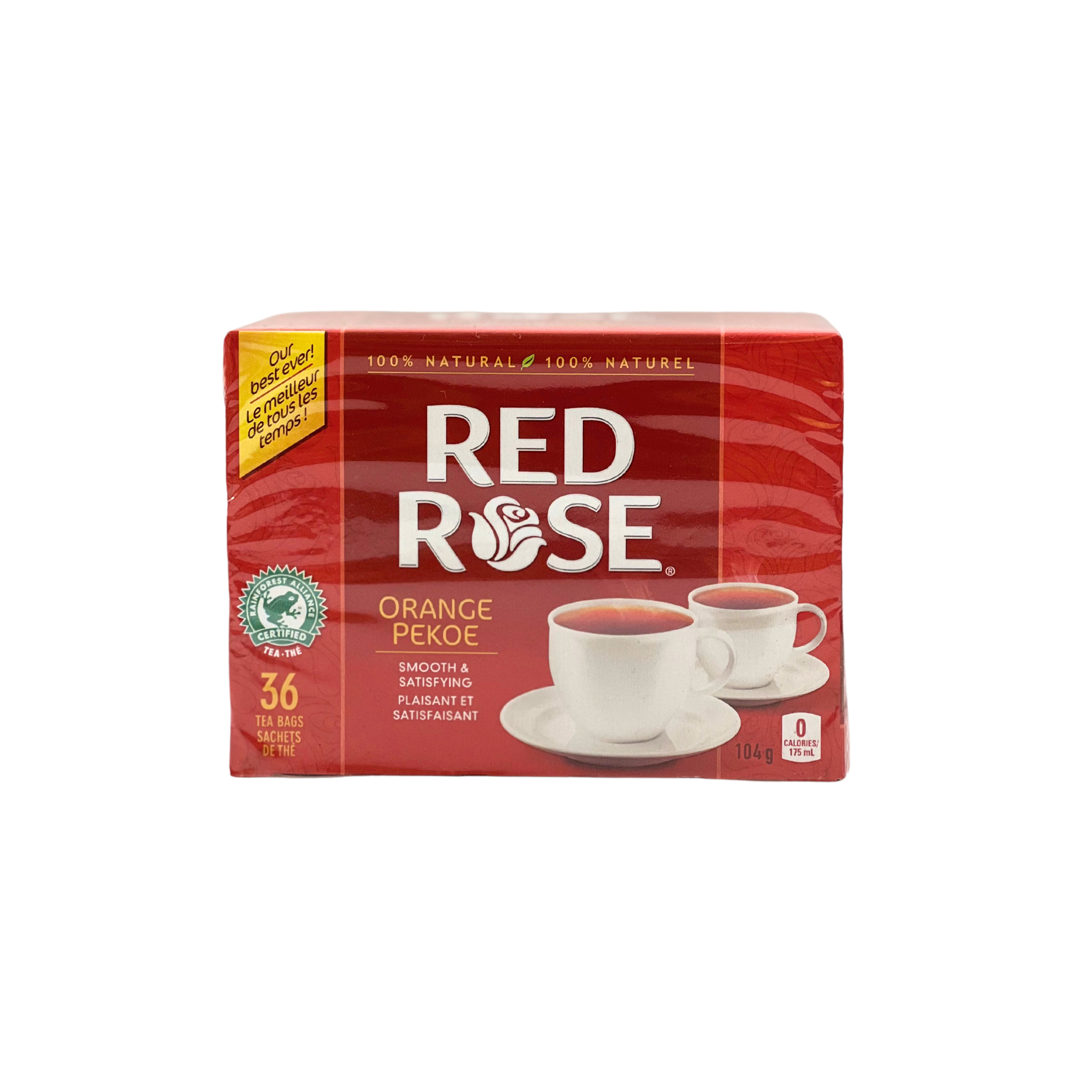 Red Rose Tea 36 Tea Bags | Starfish Market