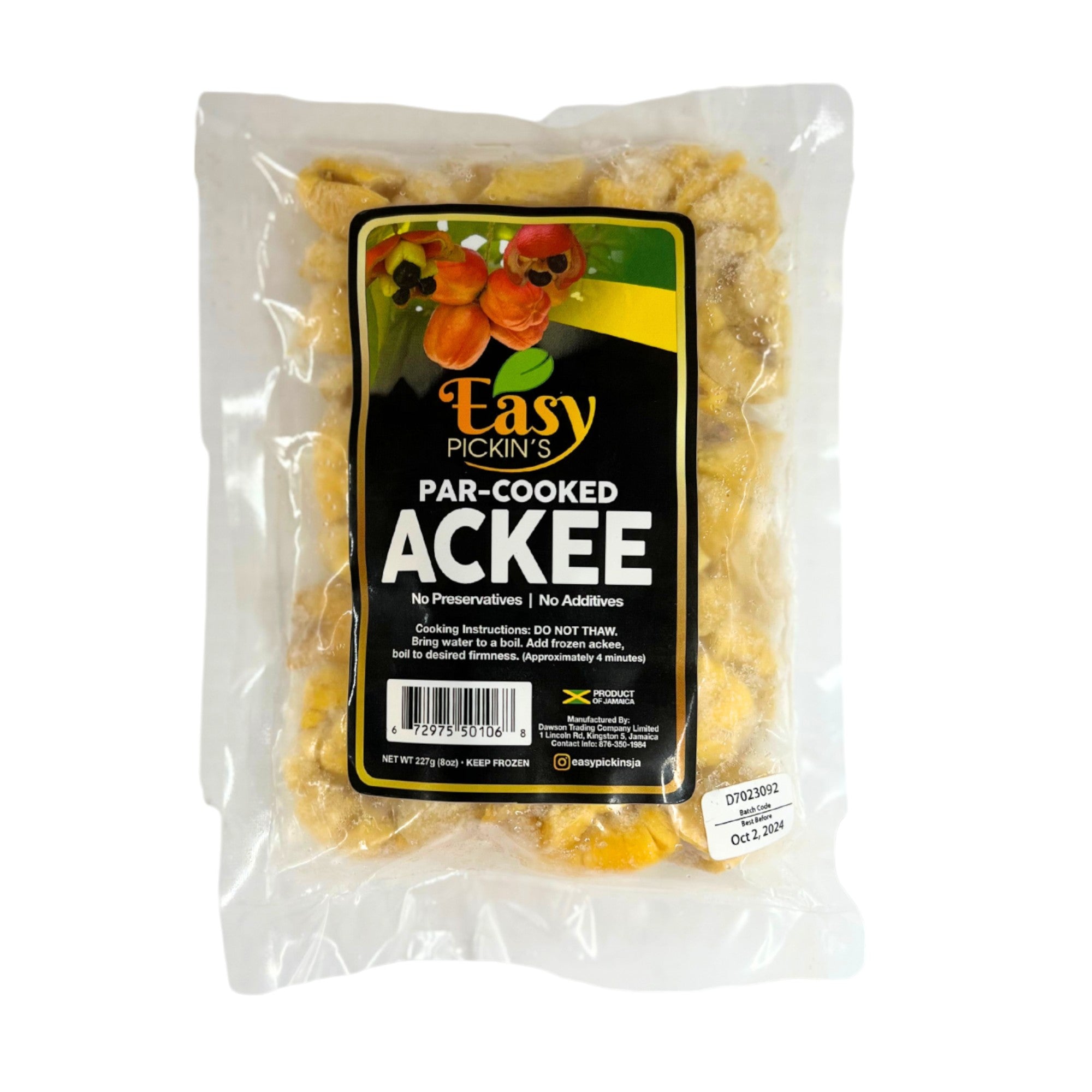 ackee Easy Pickin's Pre-Cooked Ackee 227g | Starfish Market