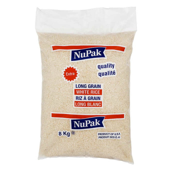 Nupak White Rice 8Kg