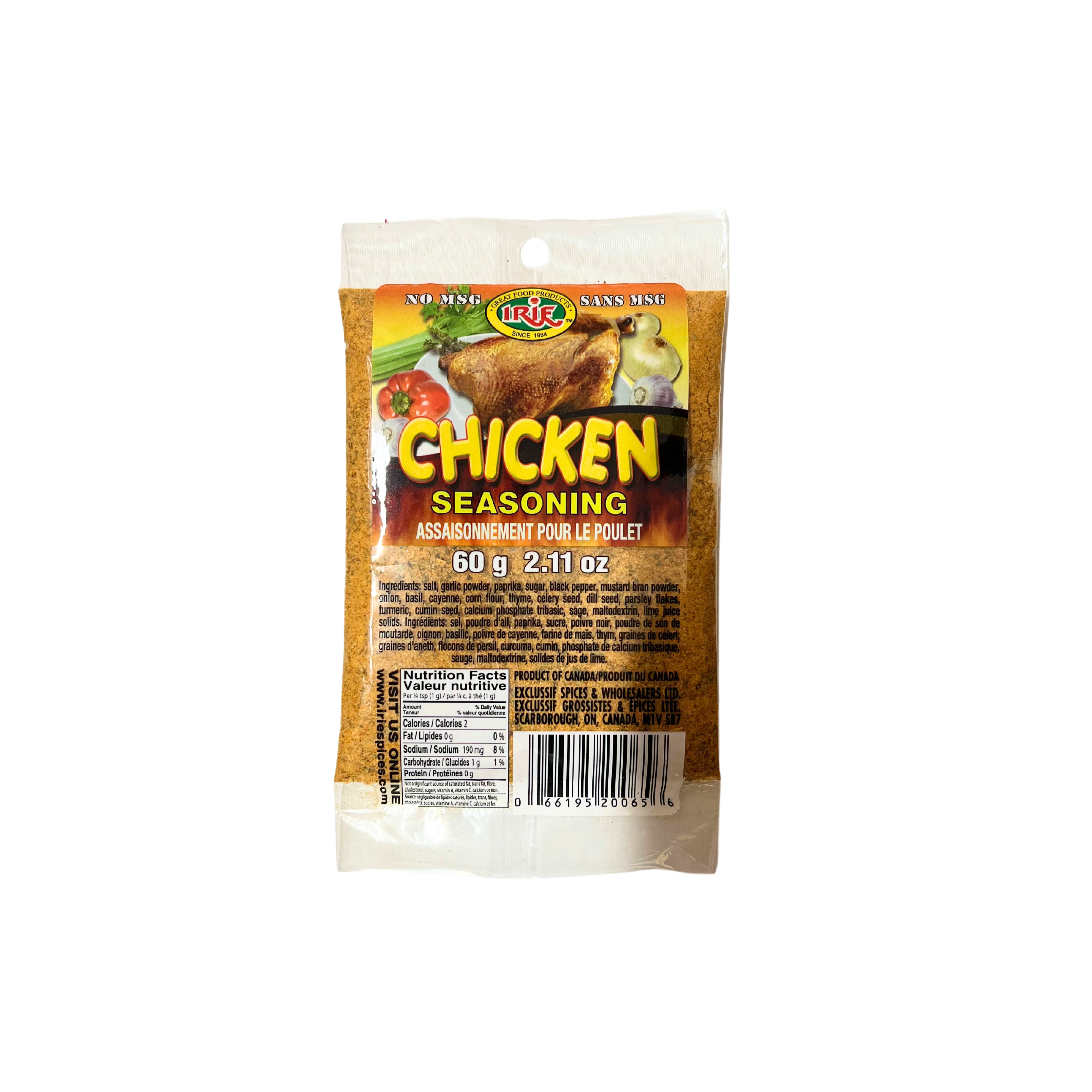 Irie Chicken Seasoning 60g