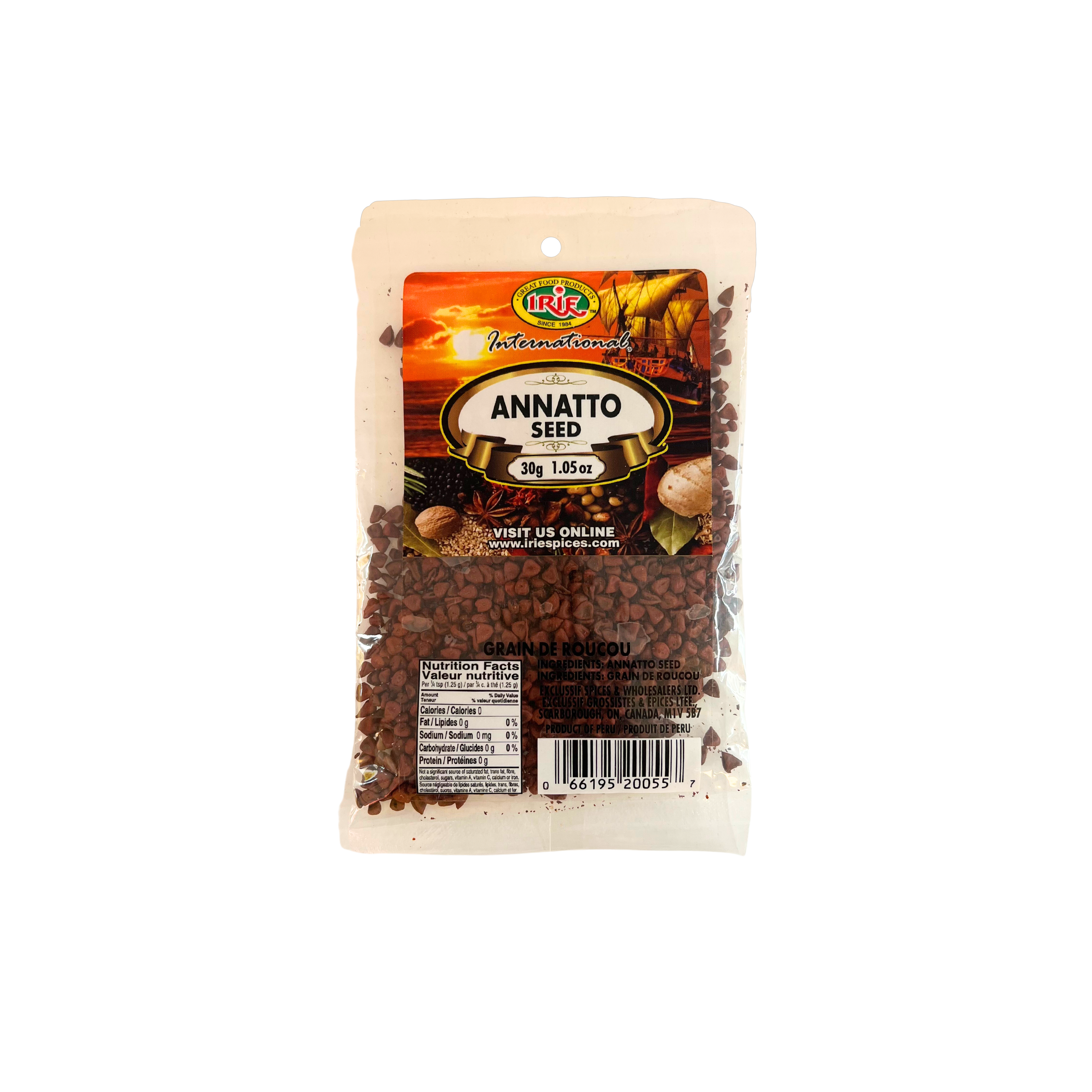 Irie Annatto Seed 40g