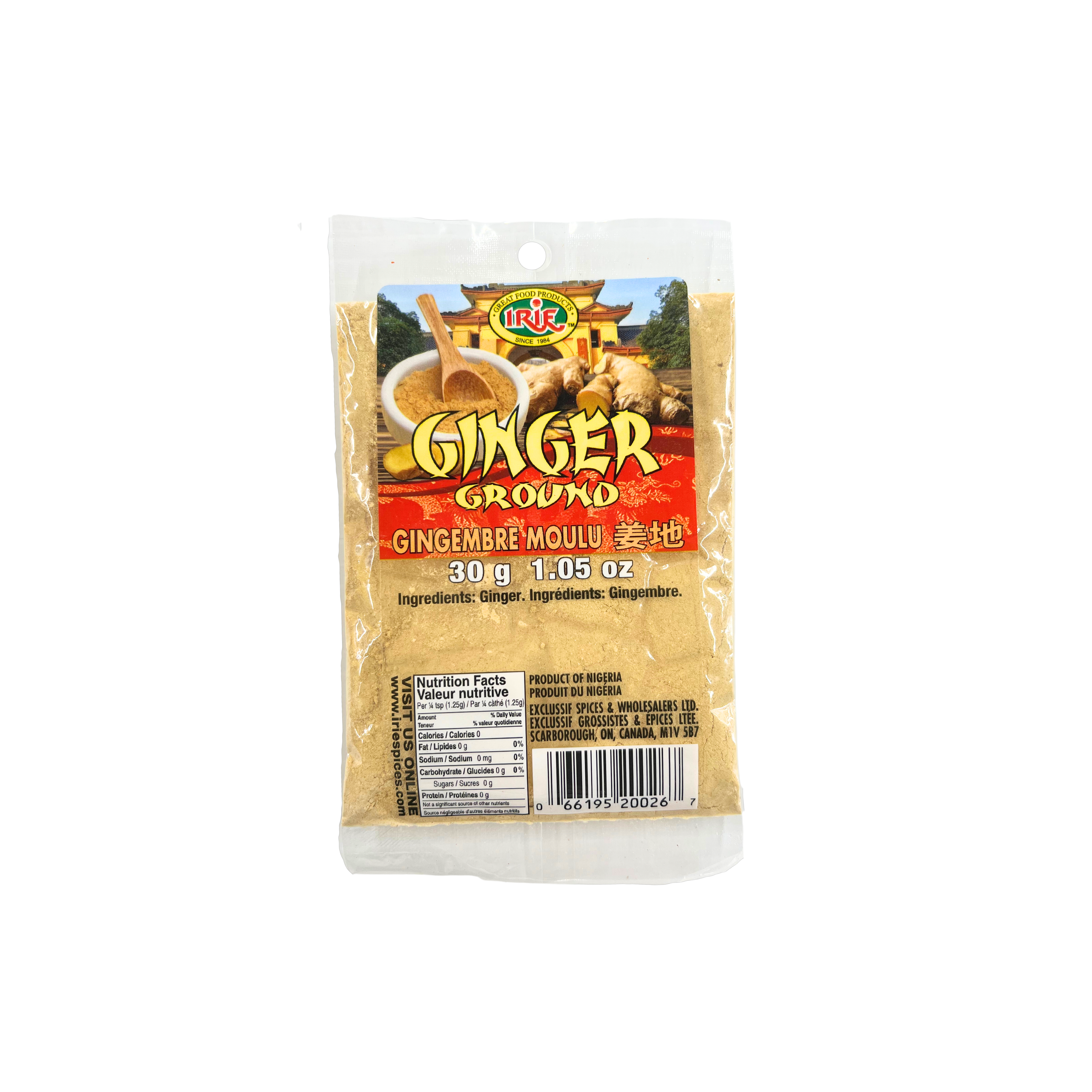 Irie Ginger Ground 30g