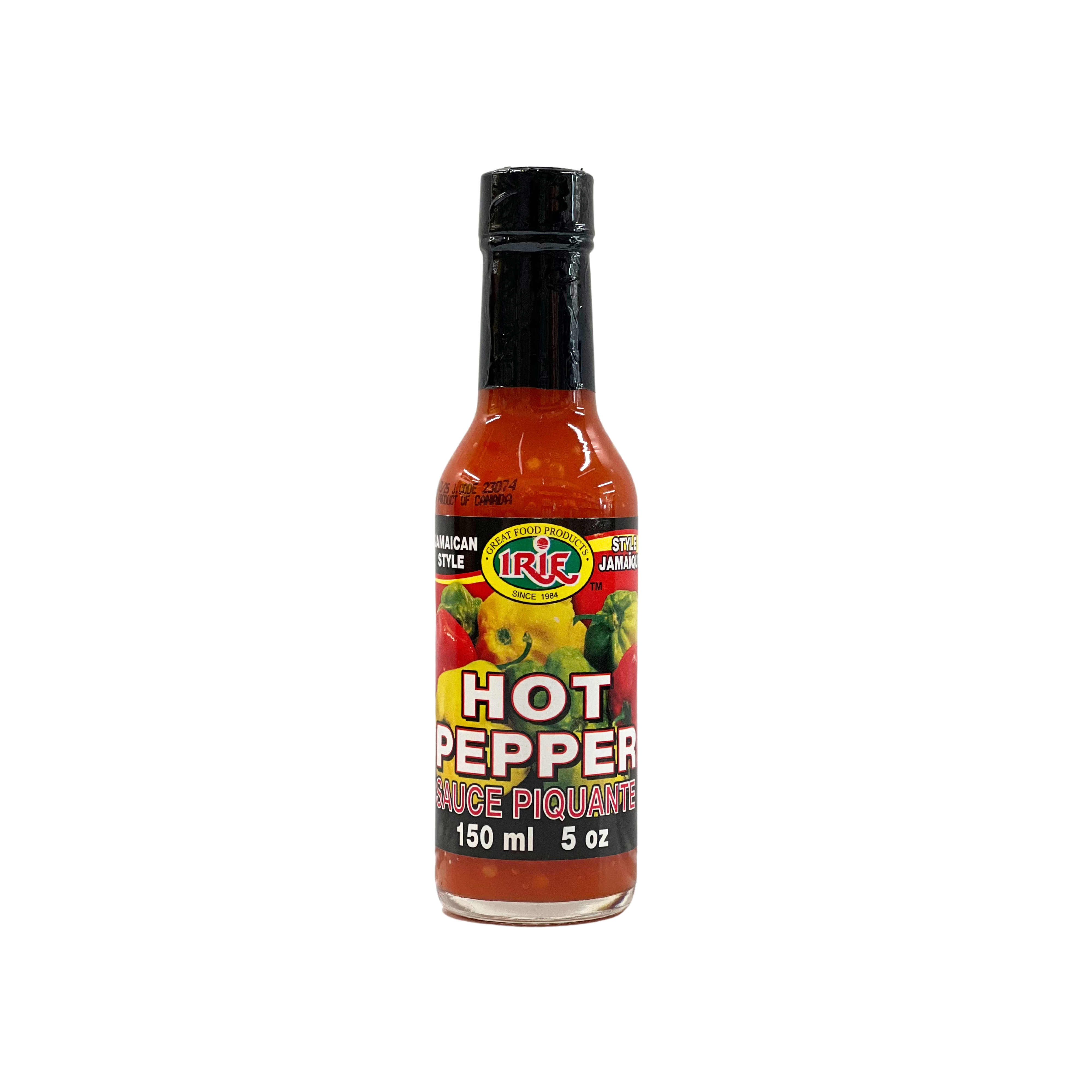 Irie Hot Pepper Sauce Jamaican Style 150ml