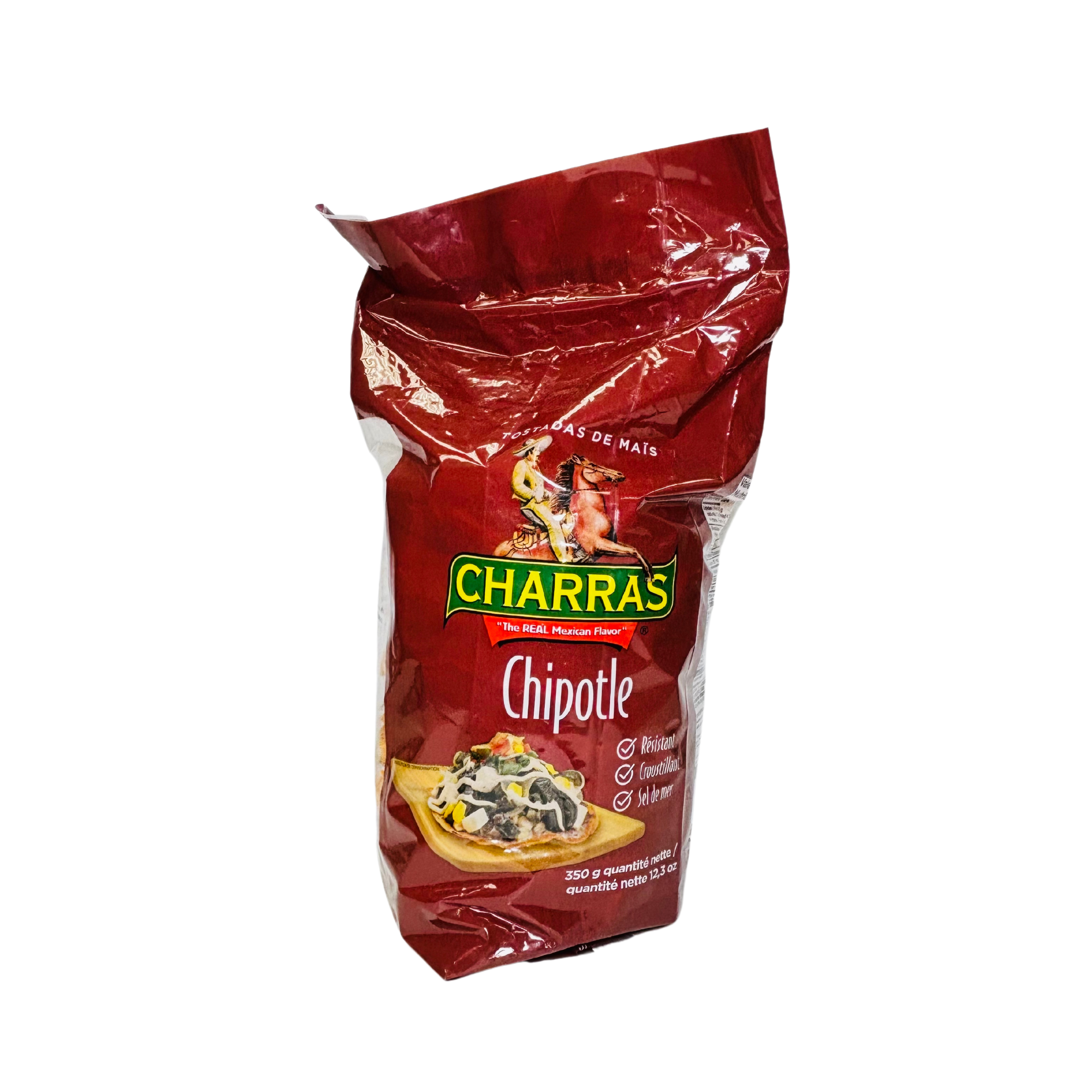 Charras Tostadas Chipotle 350g