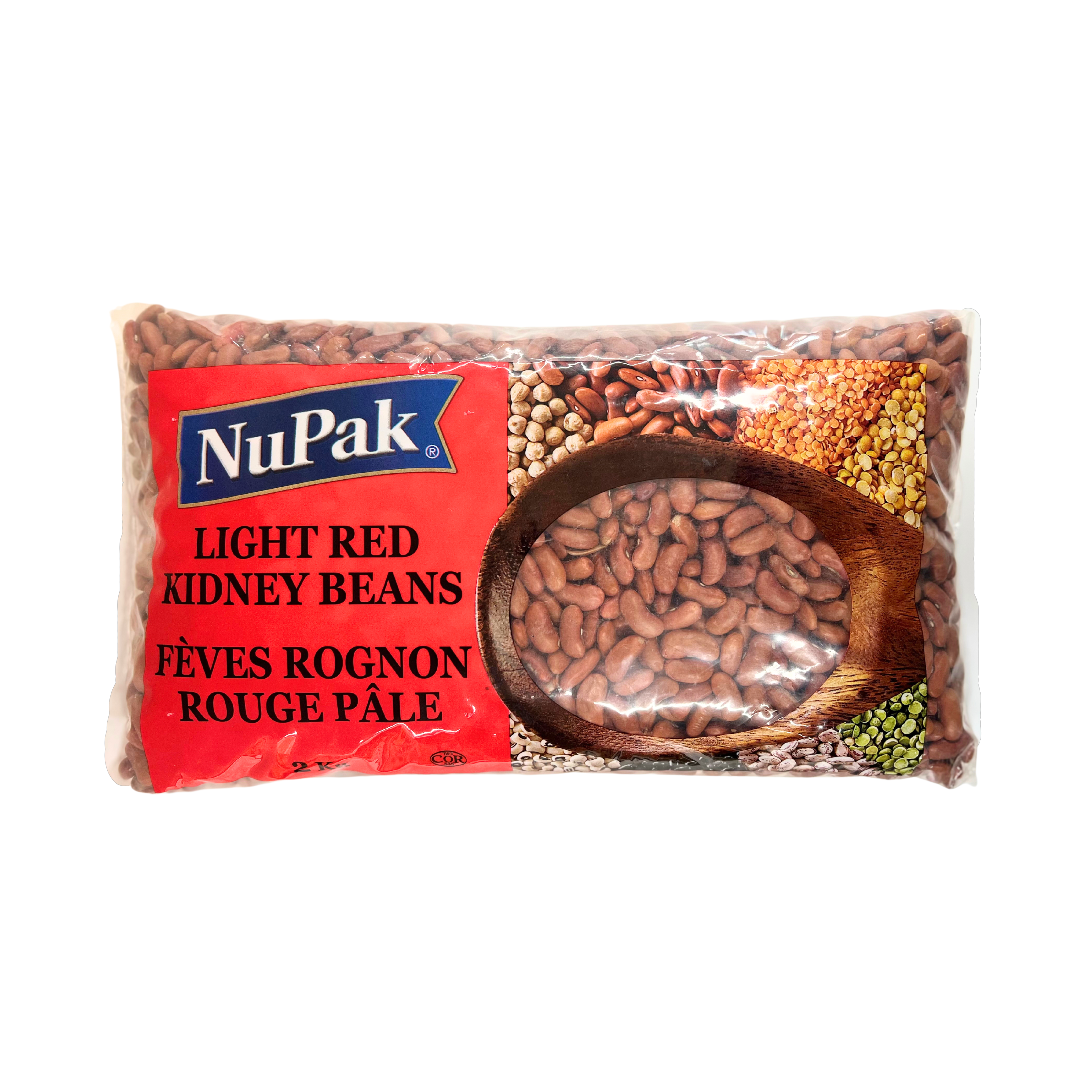 Nupak Light Red Kidney Beans 2Kg