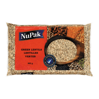 Nupak Green Lentils 900g