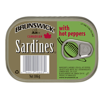 Brunswick Sardines in Hot Sauce 106g