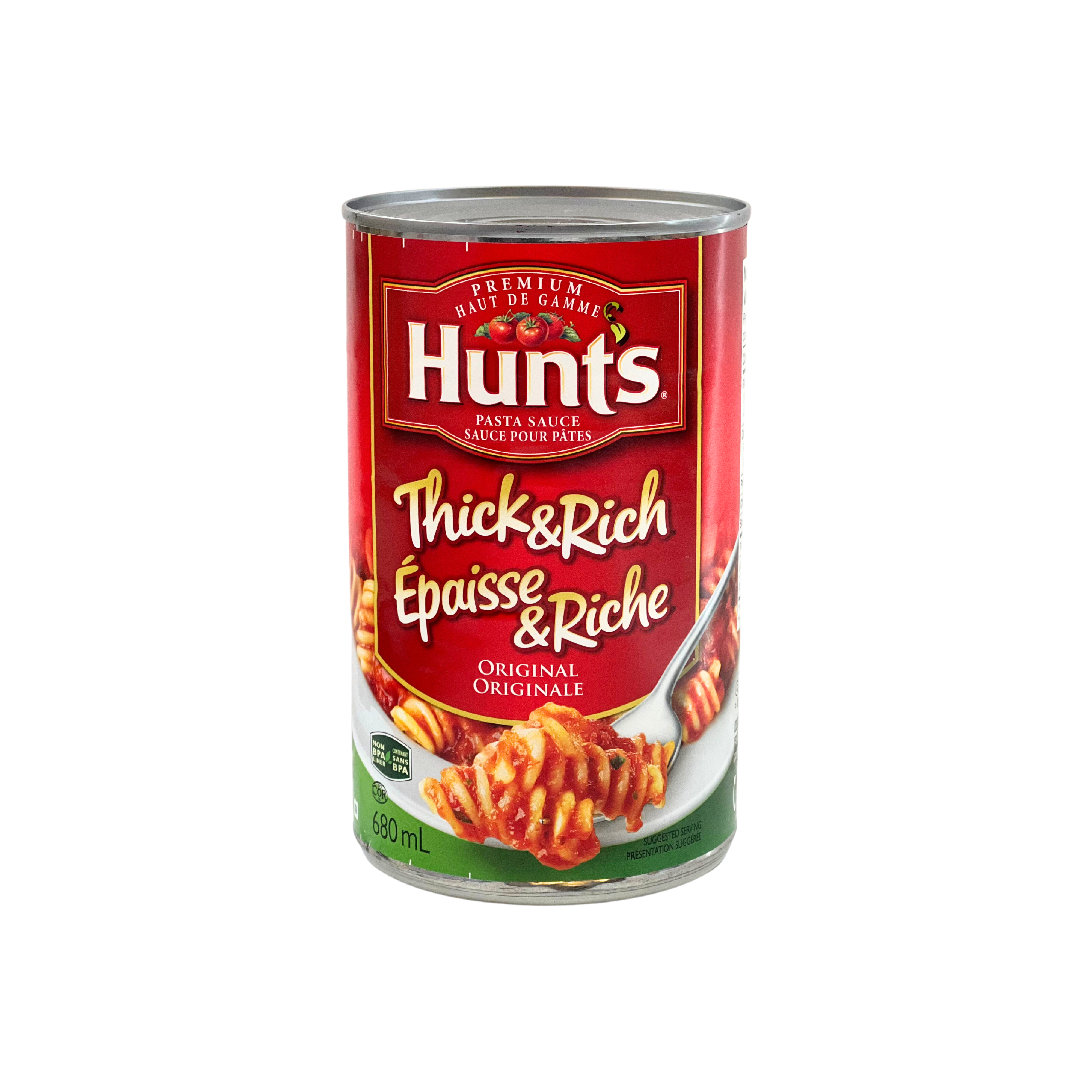Hunts Thick Rich Pasta Sauce Original 680ml