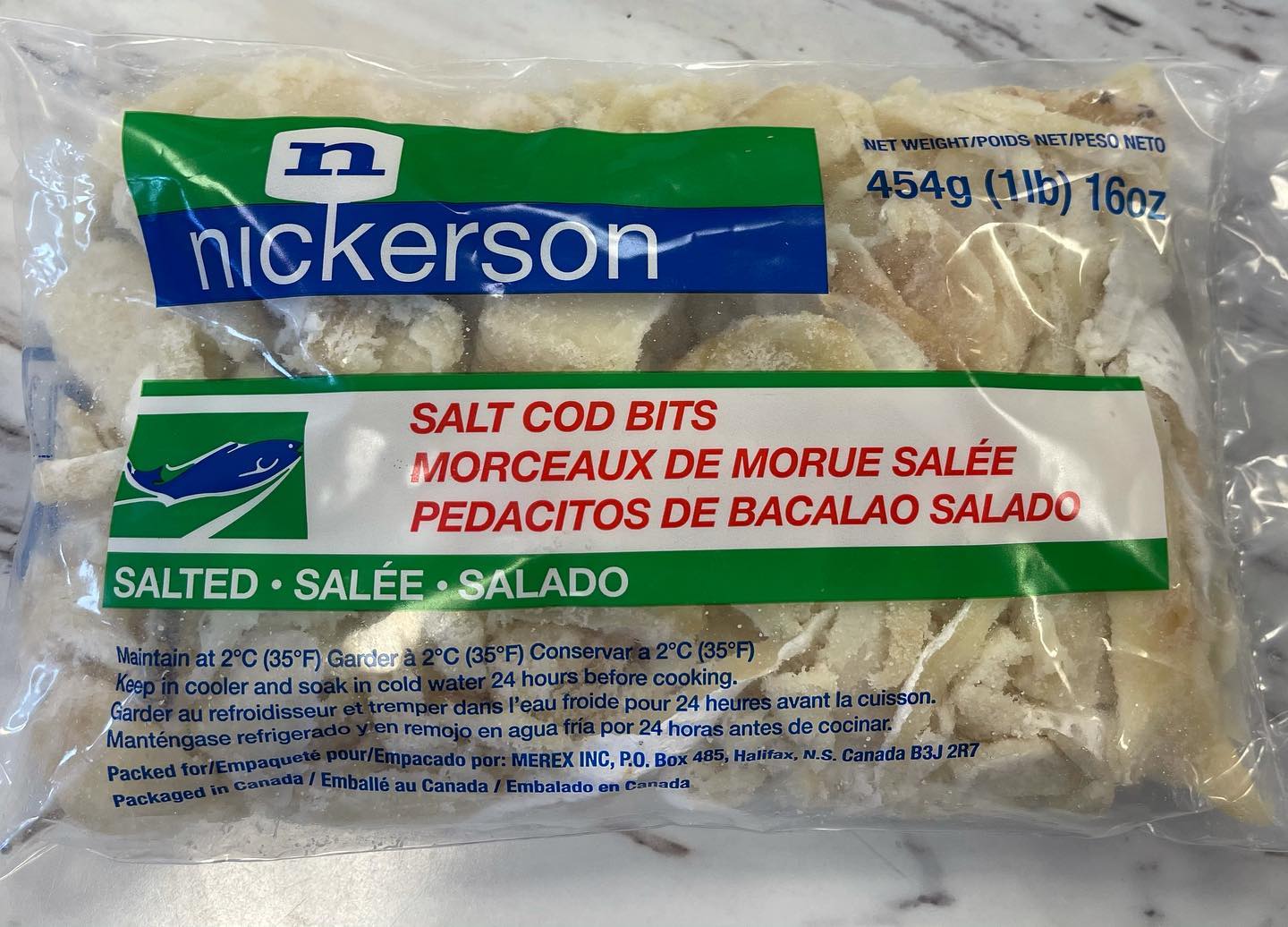 Nickerson Salt Cod Bits 1LB