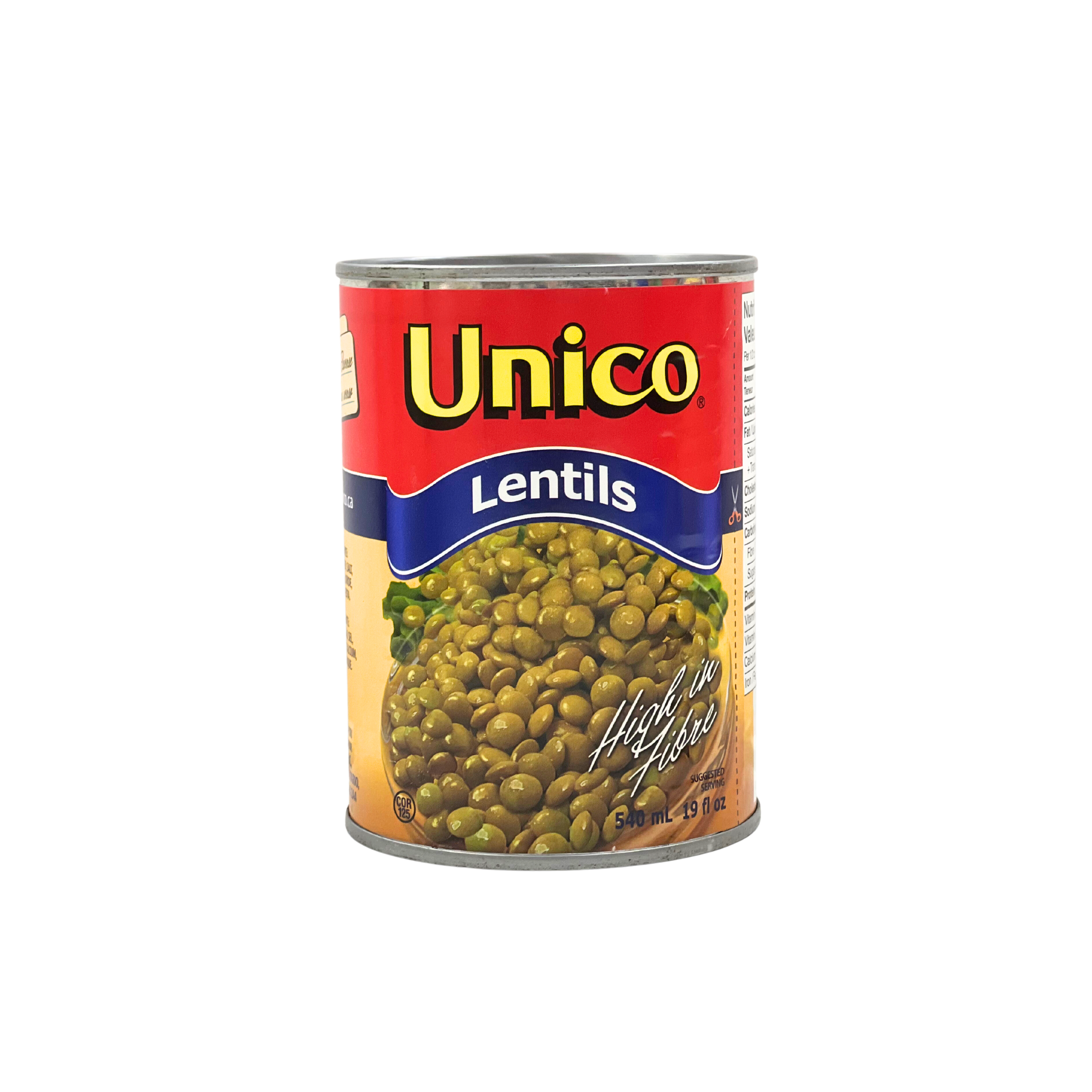 Unico Lentils 540ml