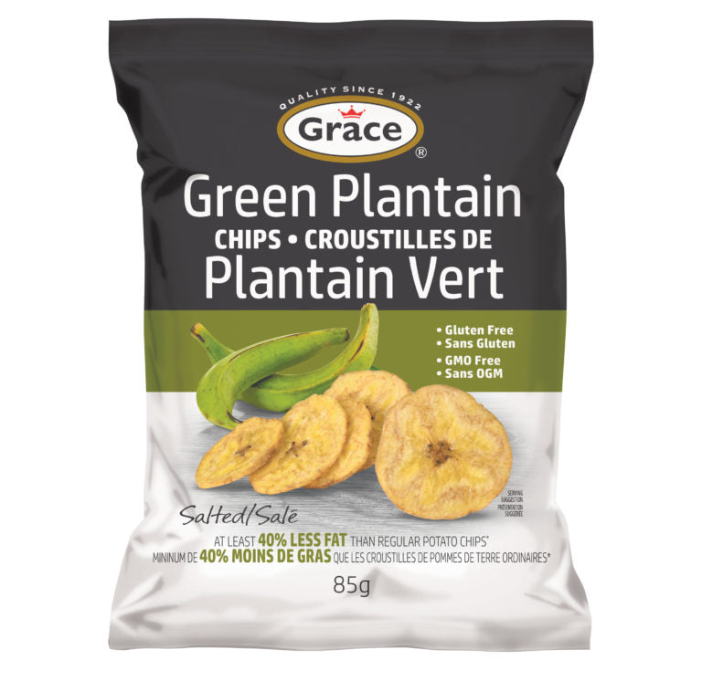 Grace Plantain Chips Green 85g