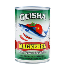 Geisha Mackeral in Hot Sauce 425g