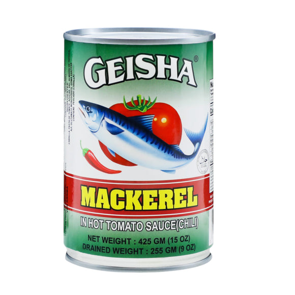Geisha Mackeral in Hot Sauce 425g