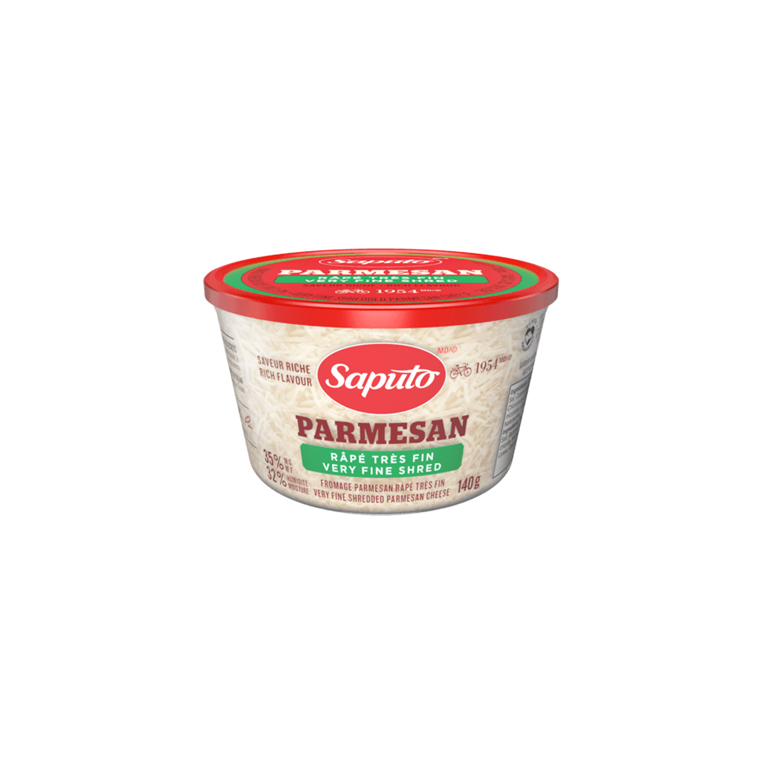 SAPUTO TUB SHREDDED PARMESAN CHEESE 170 G