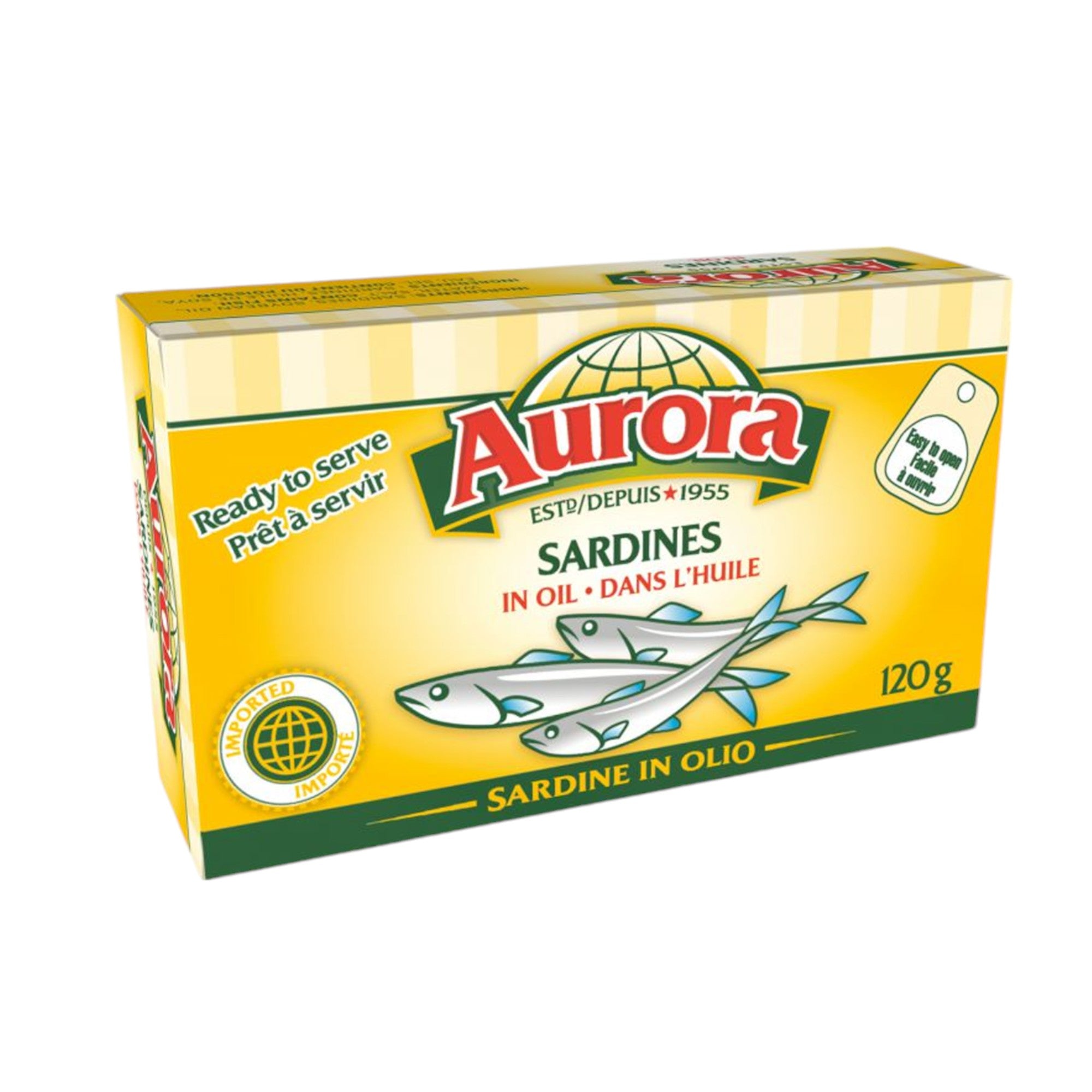 Aurora Sardines In Oil 120g