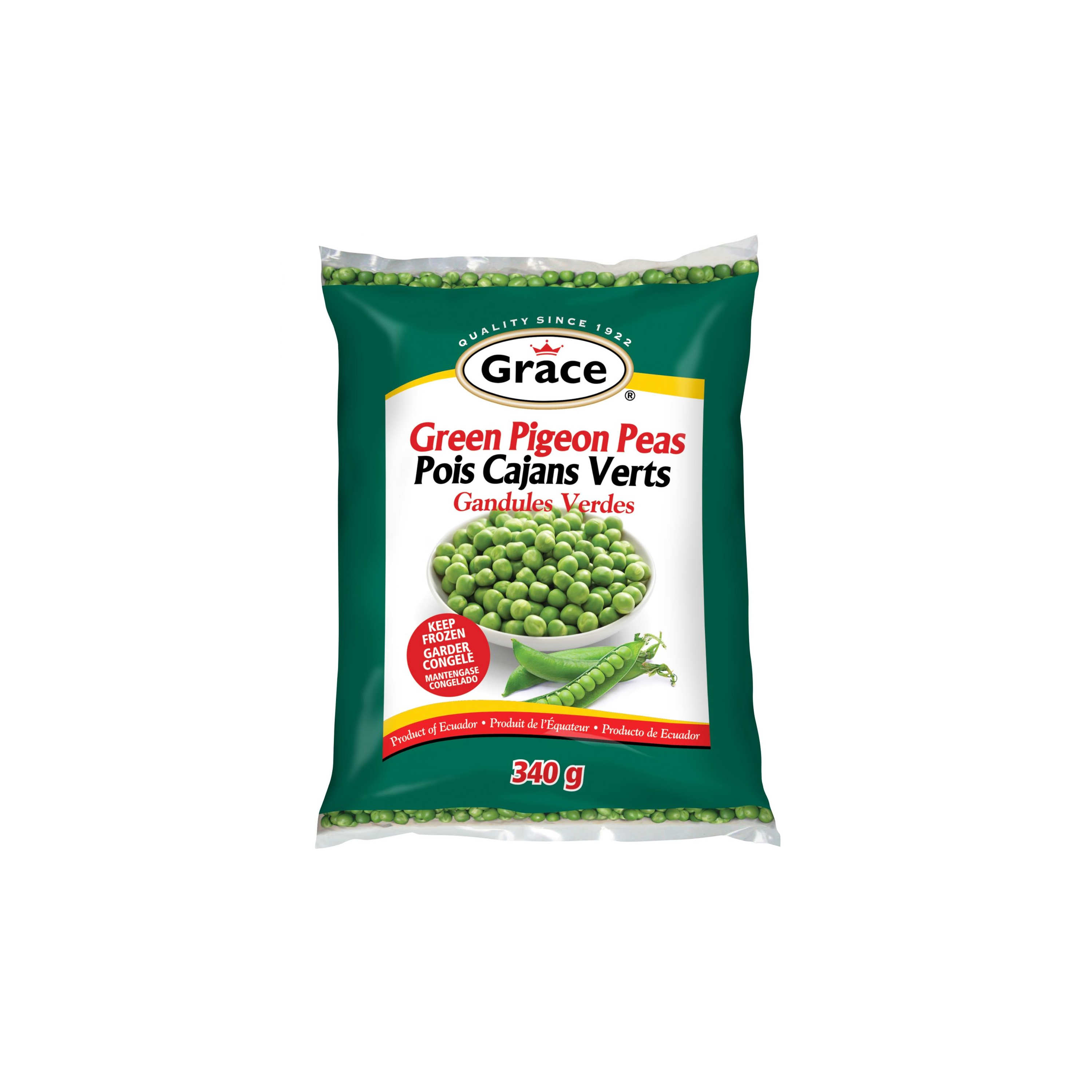 Grace Frozen Green Pigeon Peas 340g