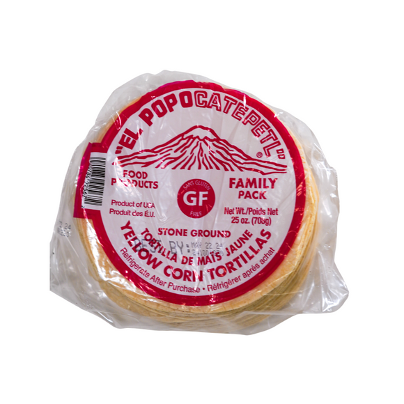 El Popo Yellow Corn Tortilla Familly/Pk 25oz
