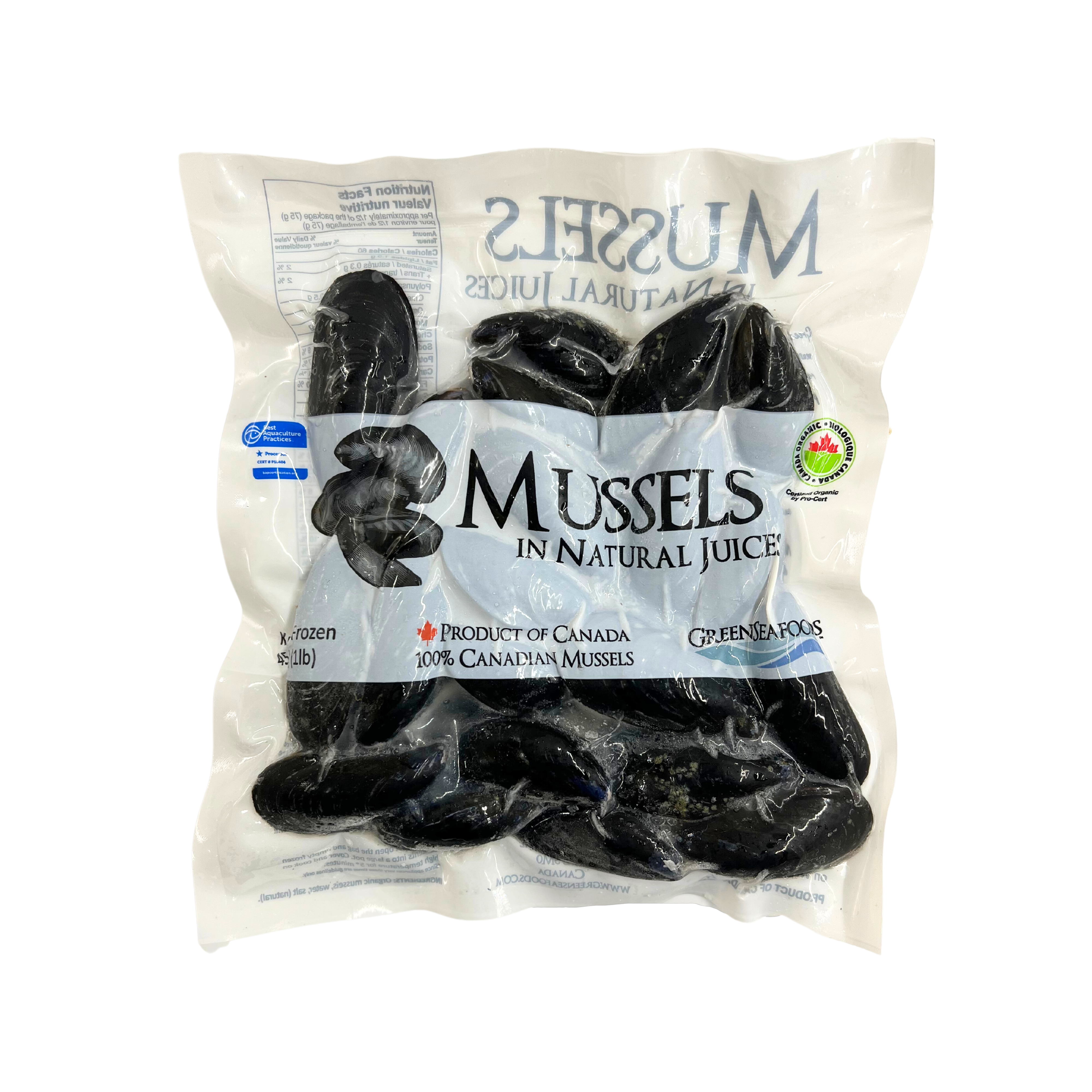 Maximum Mussels Frozen 1Lb