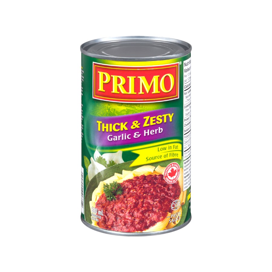 Primo Pasta sauce Garlic & Herb 680ml