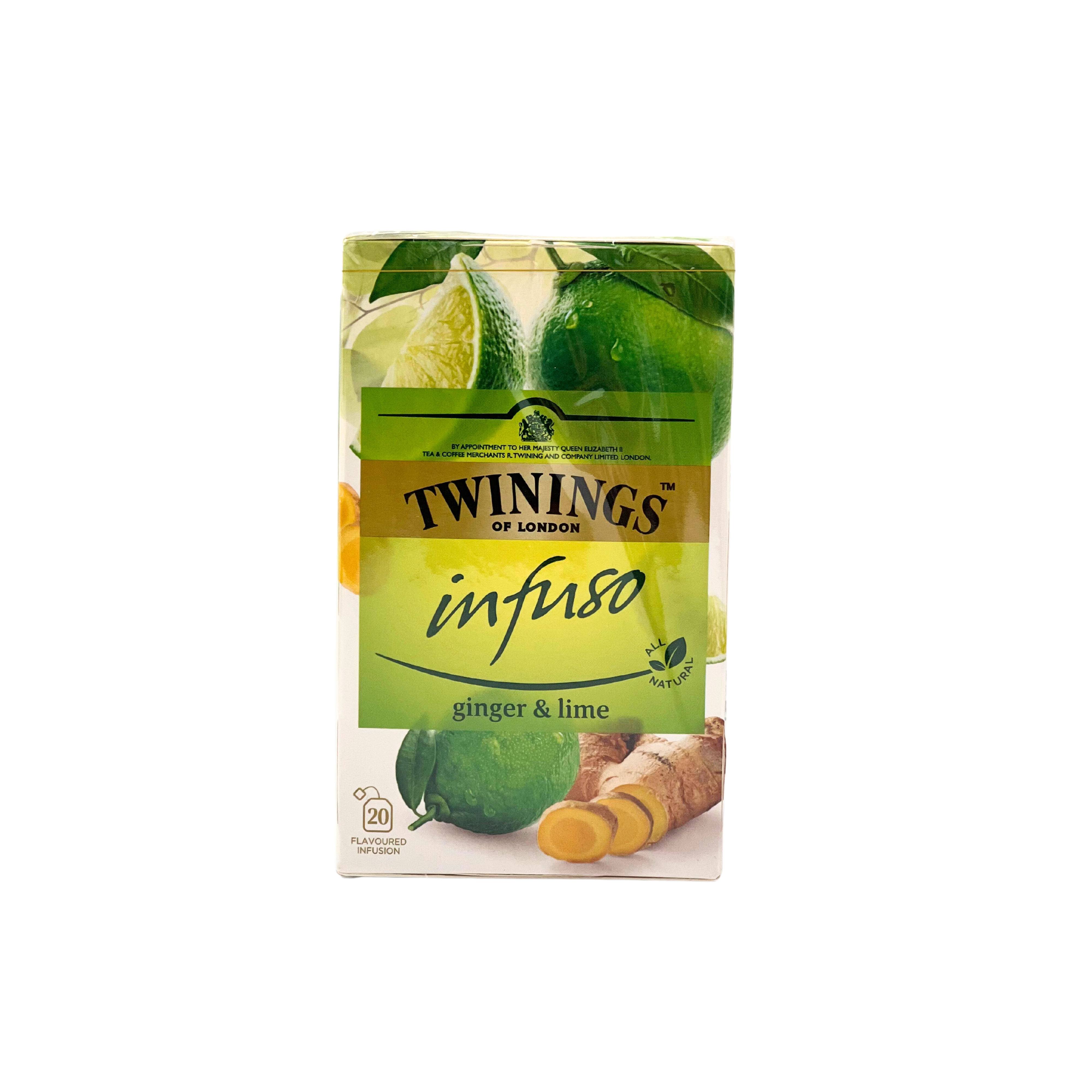 Twining Ginger and Lime tea 20 Bags