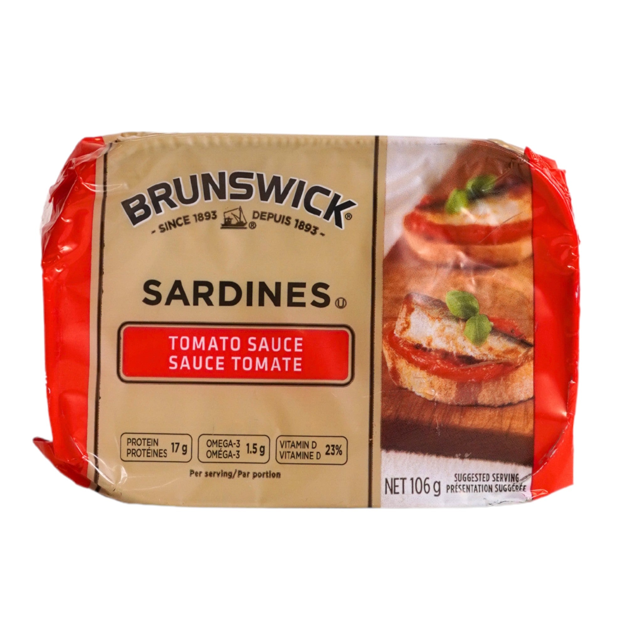 Brunswick Sardines Tomato 106g