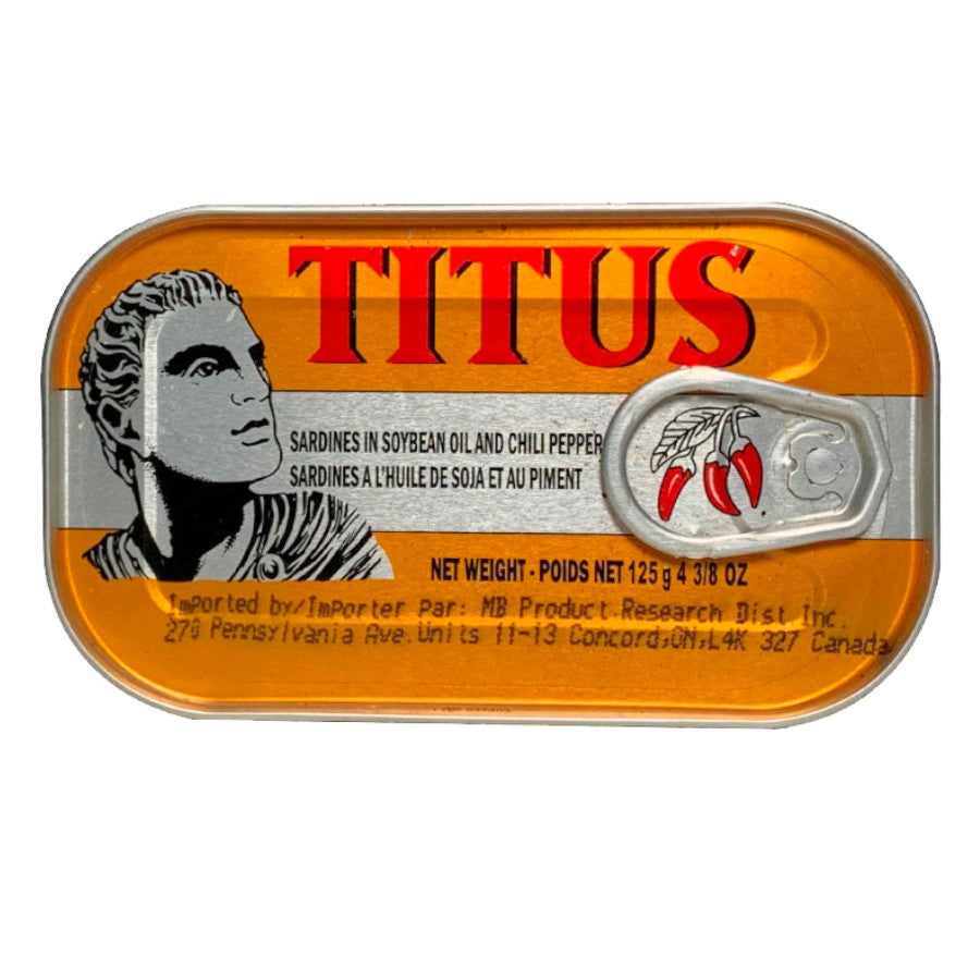 Titus Sardines Chili 125g