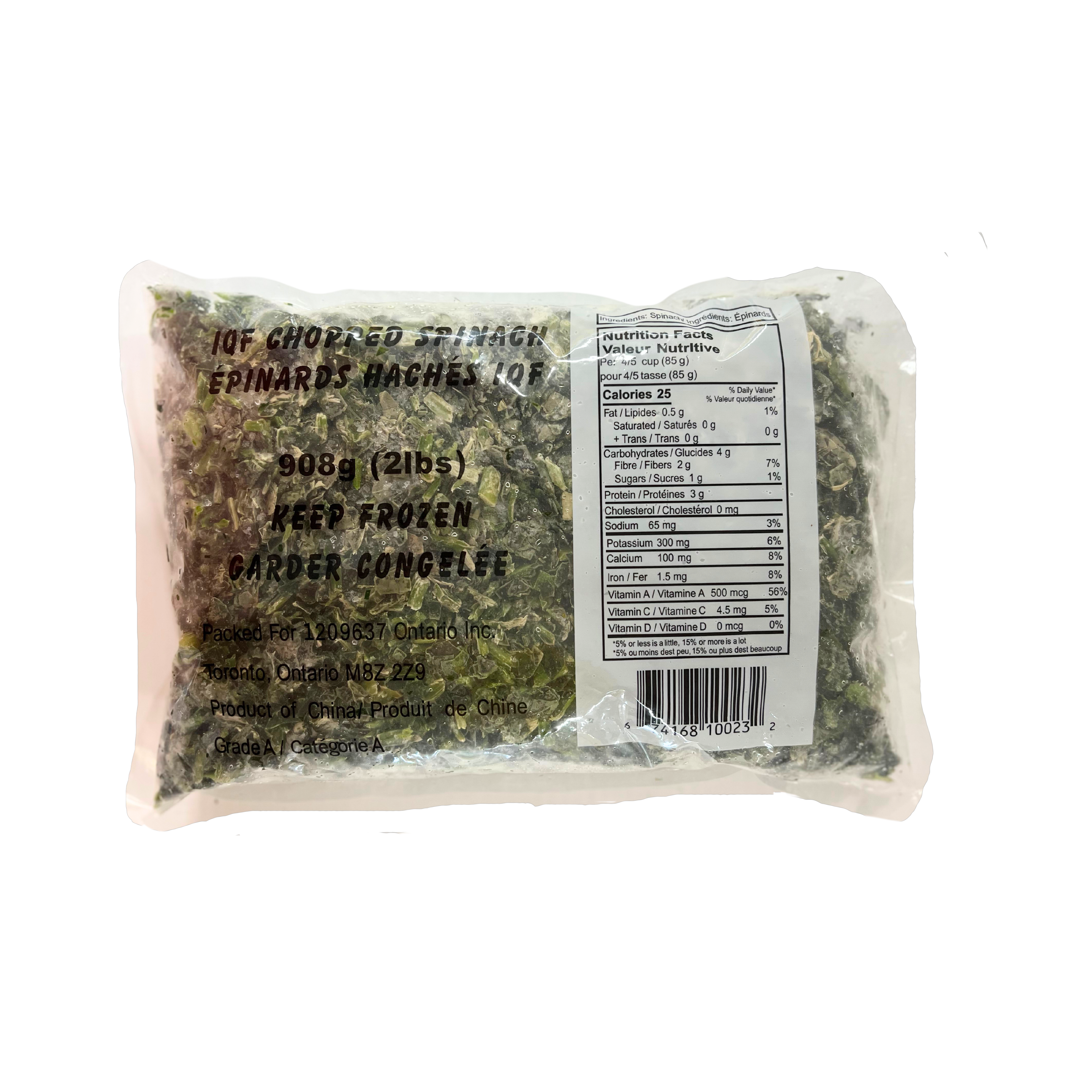 Appleton Frozen Chopped Spinach 2Lb.-1