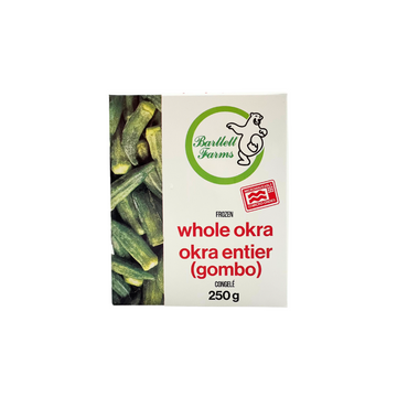 Bartlett Frozen Whole Okra 250g