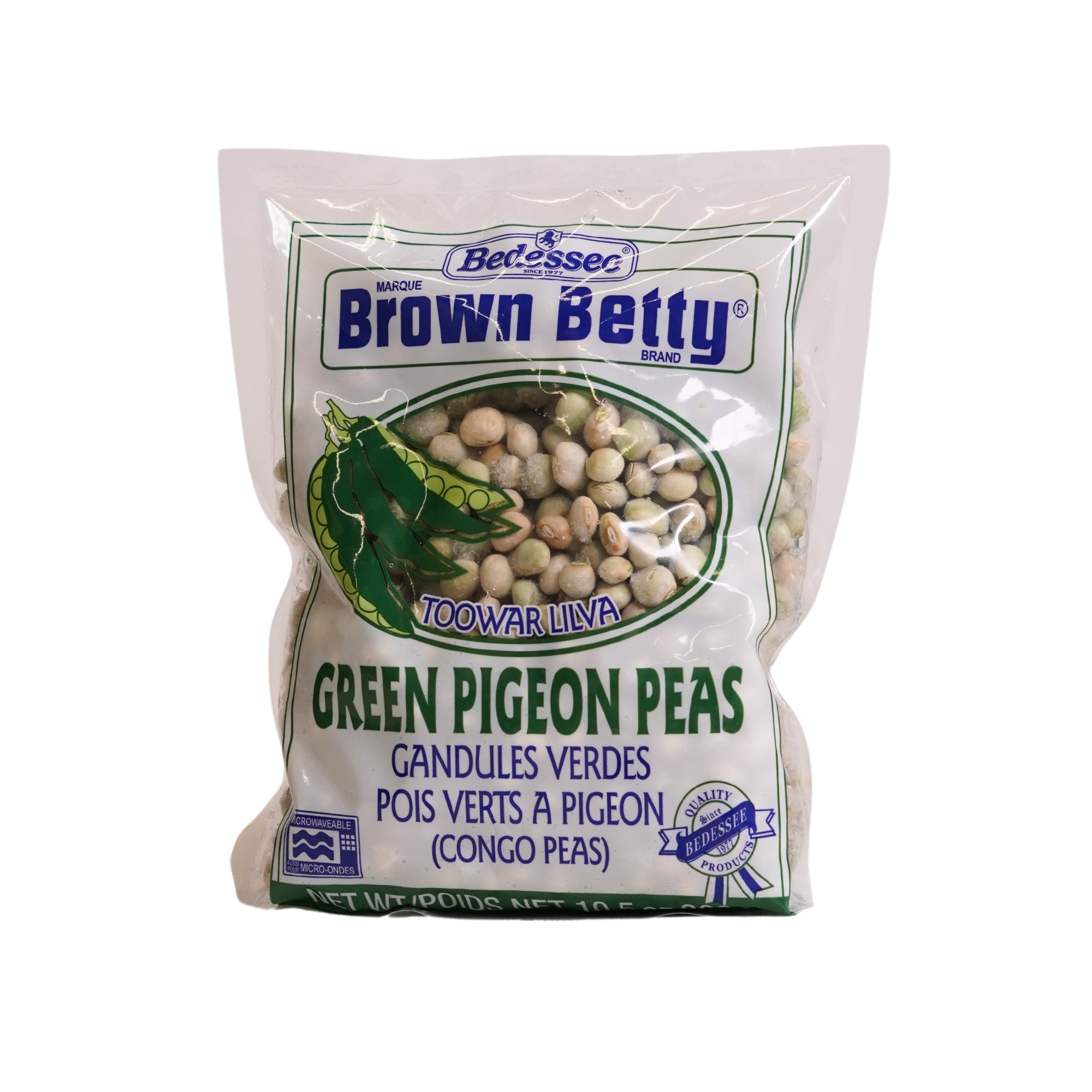 Brown Betty Green Pigeon Peas Frozen 300G
