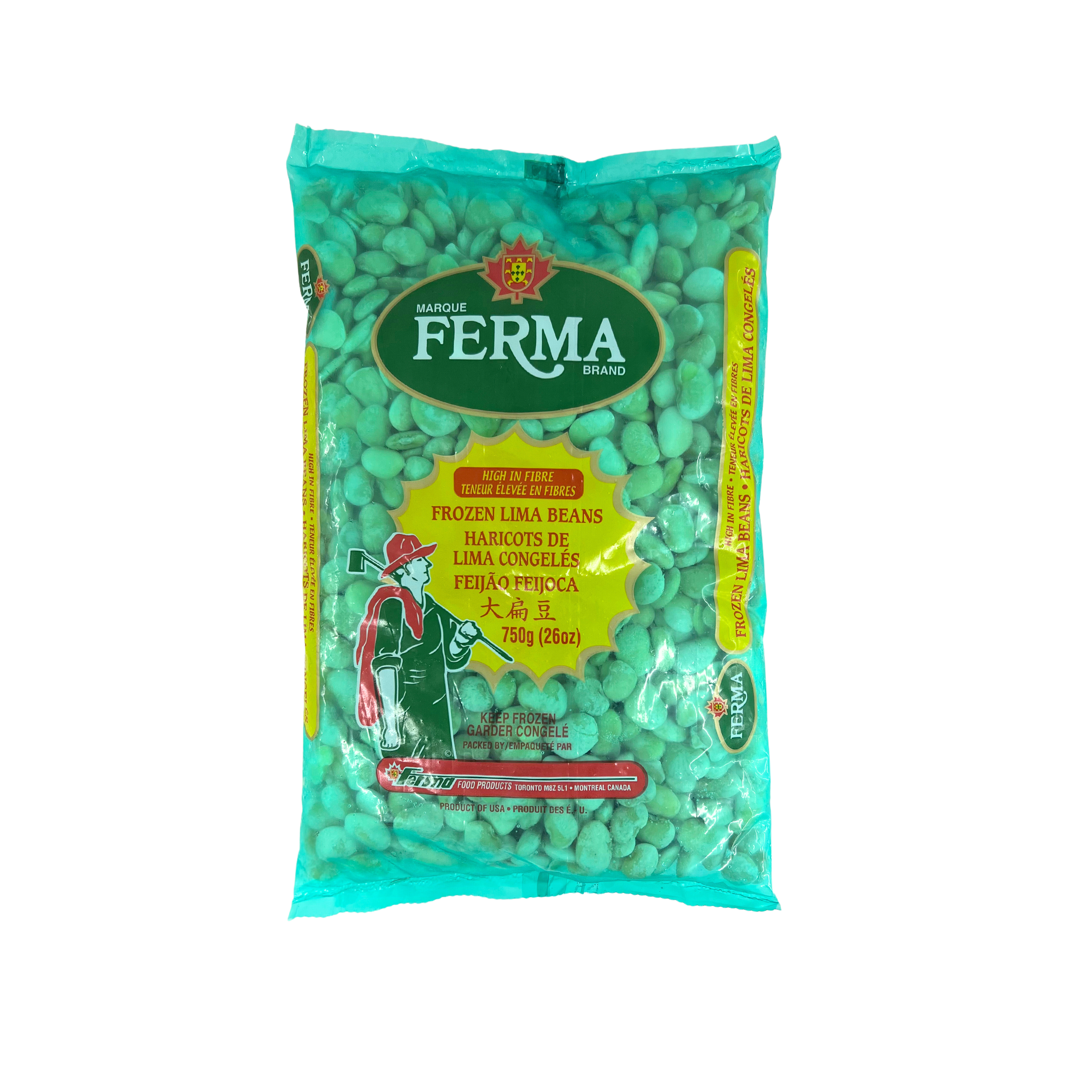 Ferma Frozen Lima Beans 750g