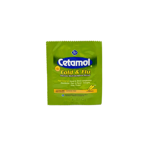 Cetamol Cold & Flu Daytime 2 Cap