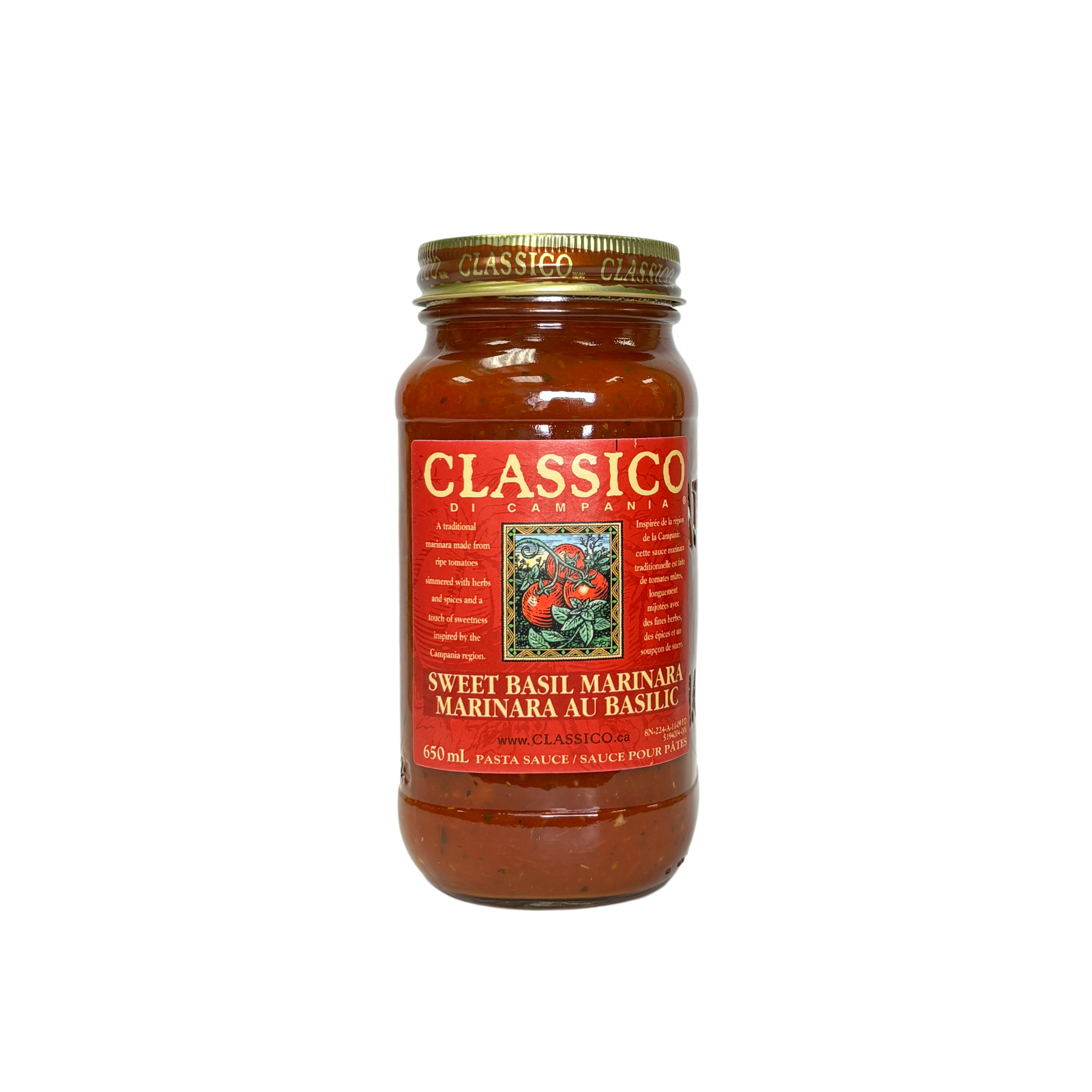 Classico Sweet Basil Marinara Sauce 650ML