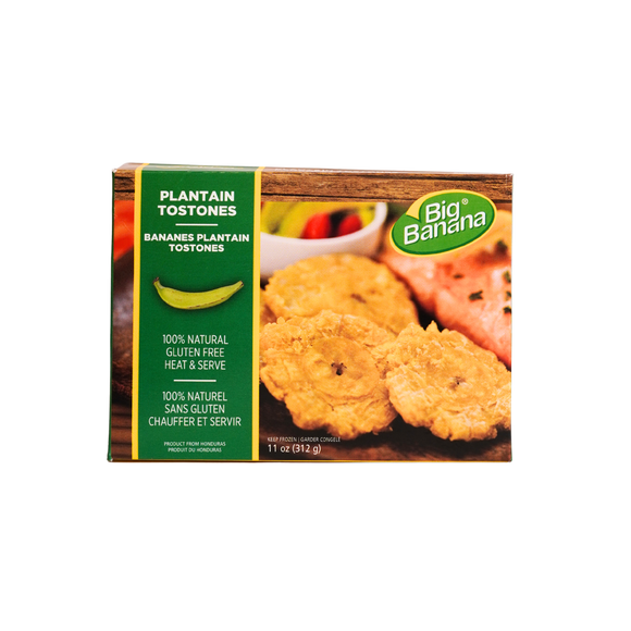 Big Banana Frozen Tostones Plantain Retail 11oz