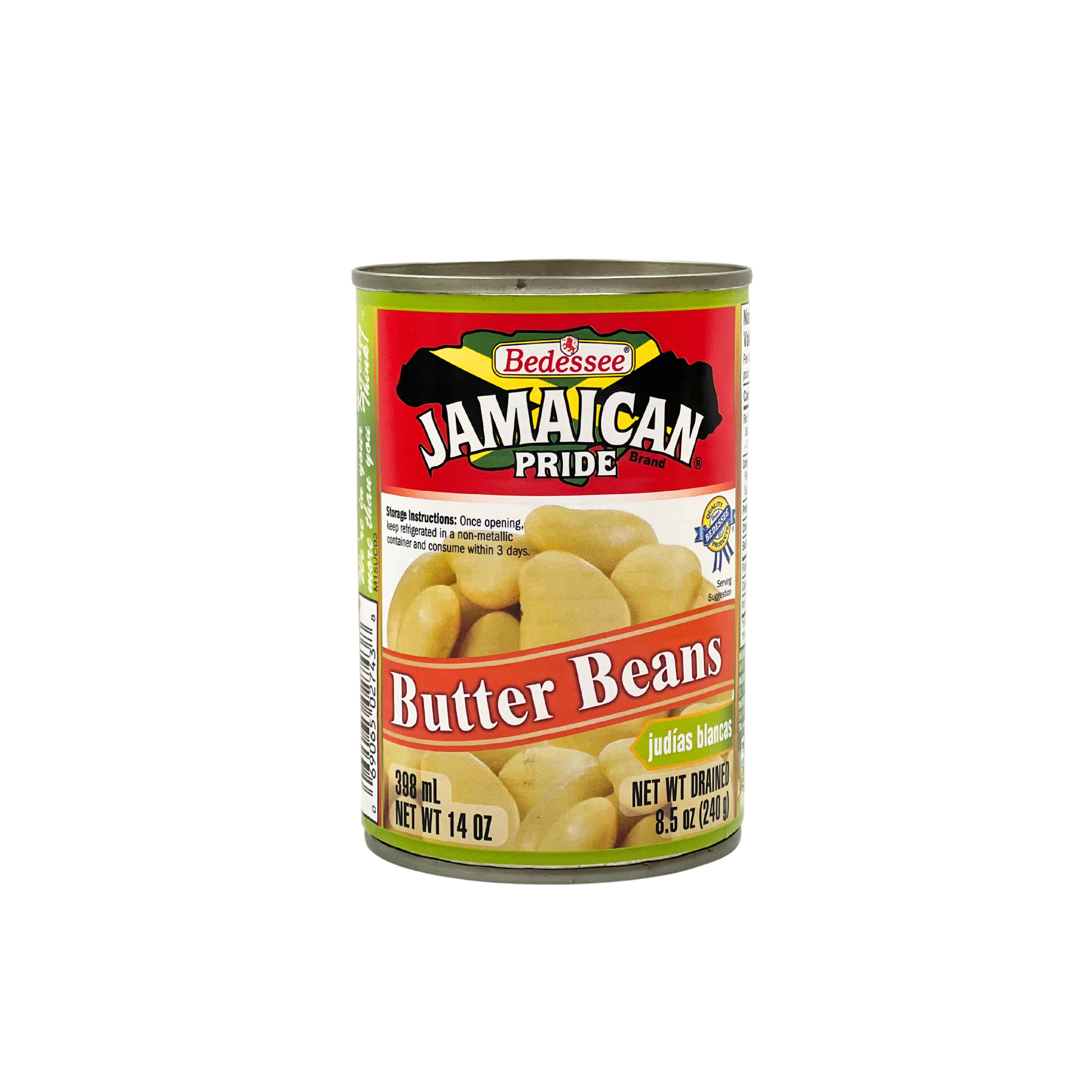 Jamaican Pride Butter Beans 398ml