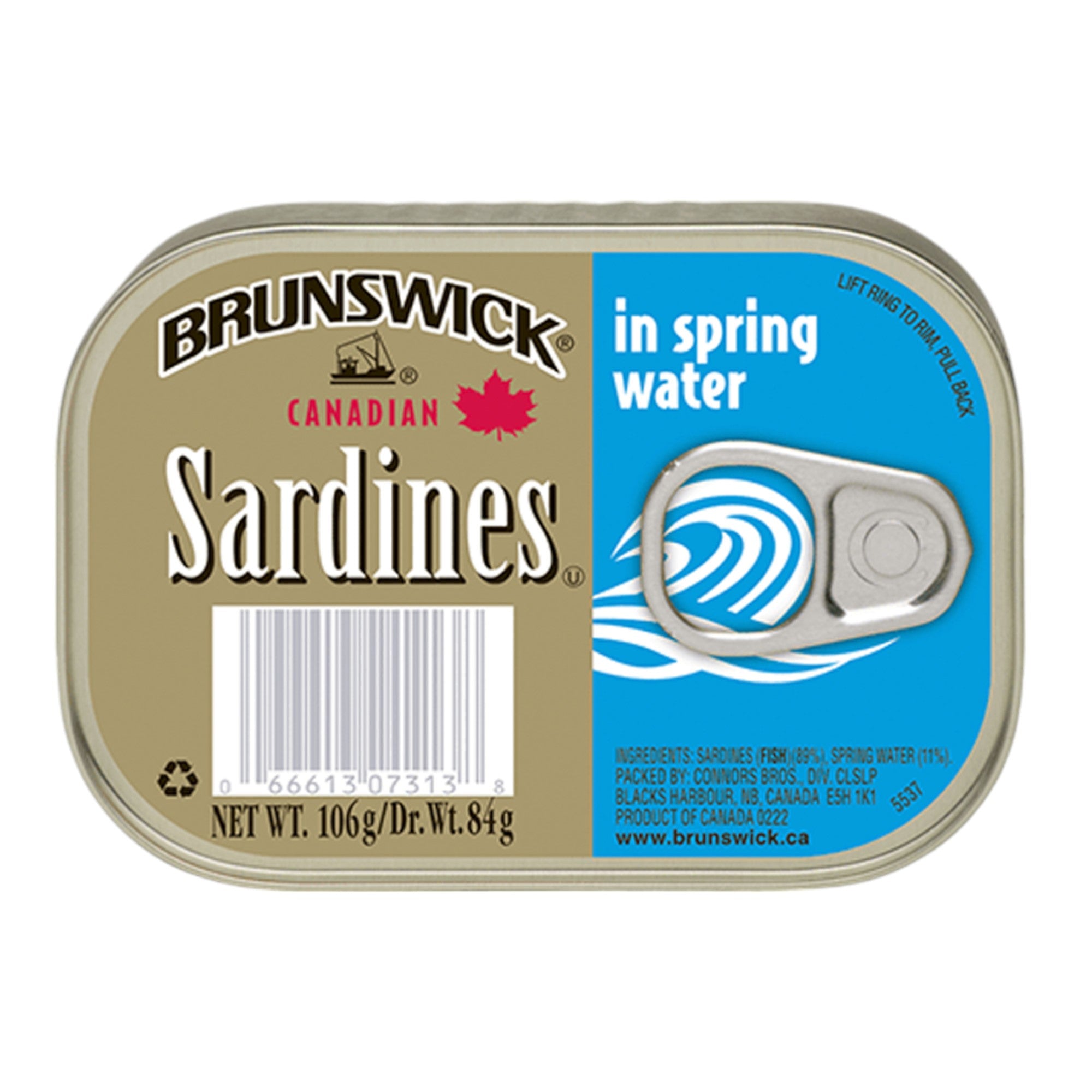 Brunswick Sardines  Water 106g