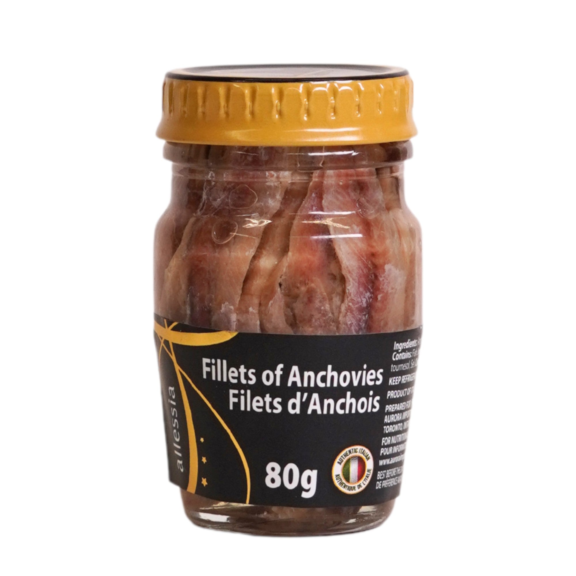 Alessia Anchovies Fillet 80g