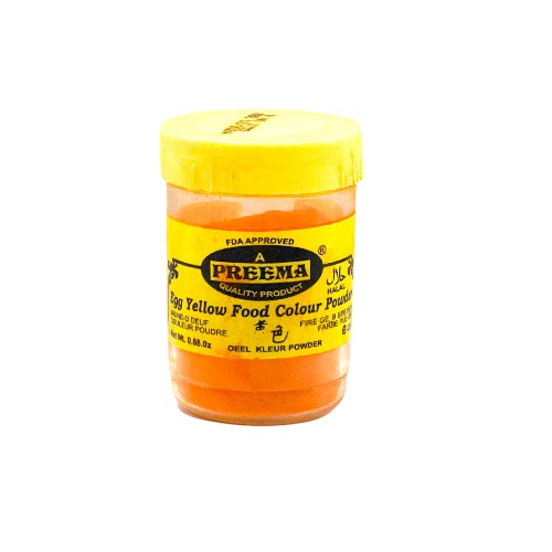 Preema Yellow Food Colour 25g