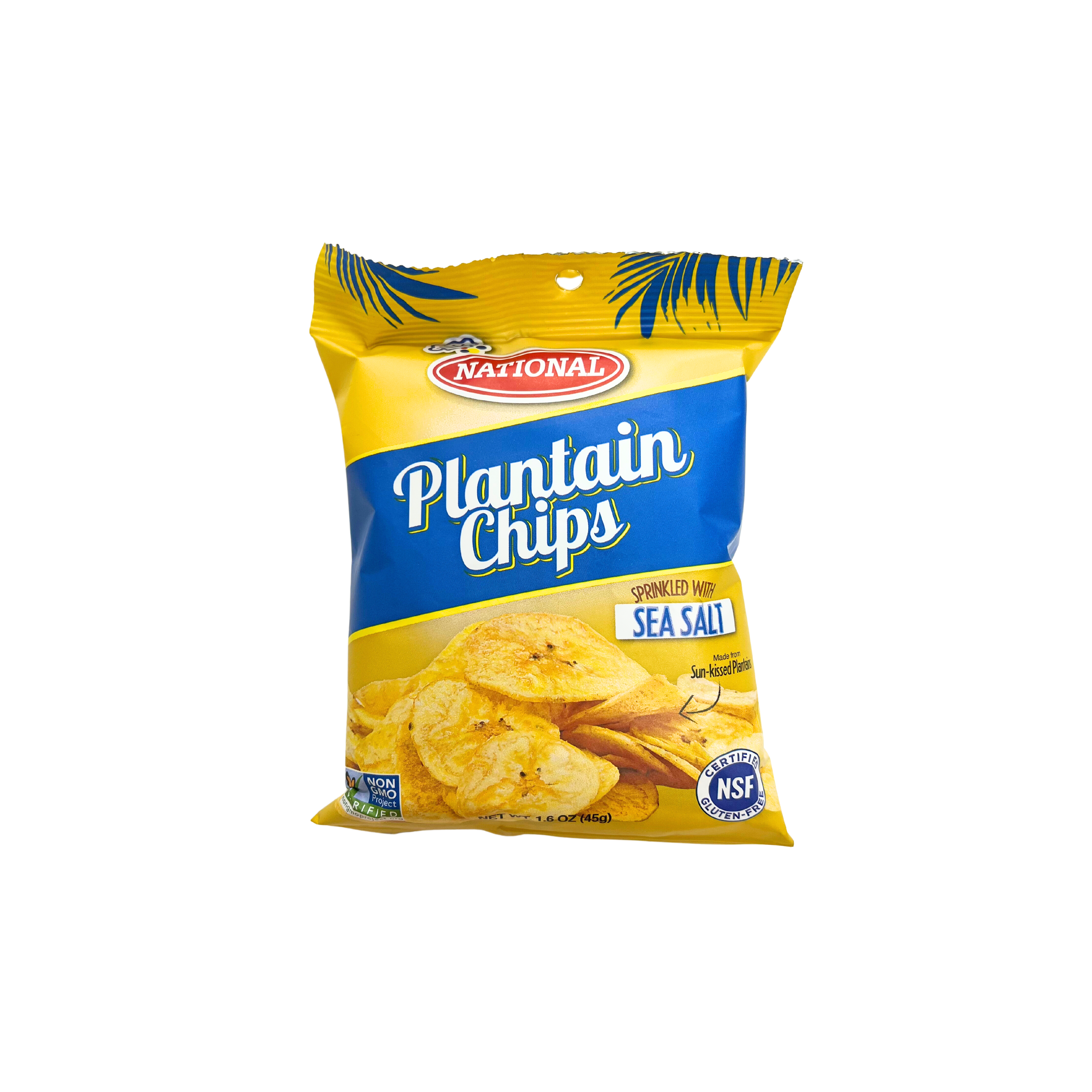 National Green Plantain Chips 45g