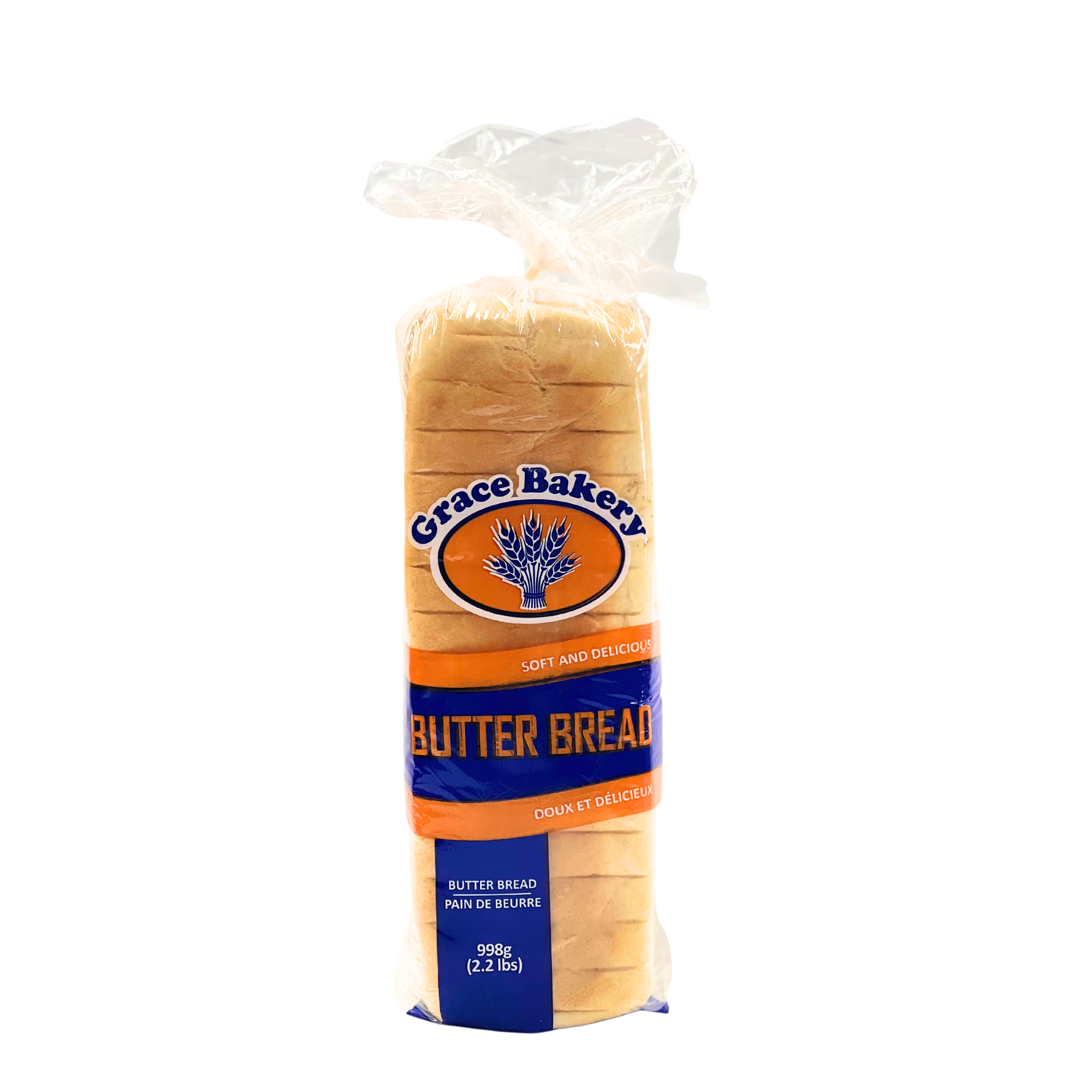 Grace Bakery Butter Bread Unsliced 998g