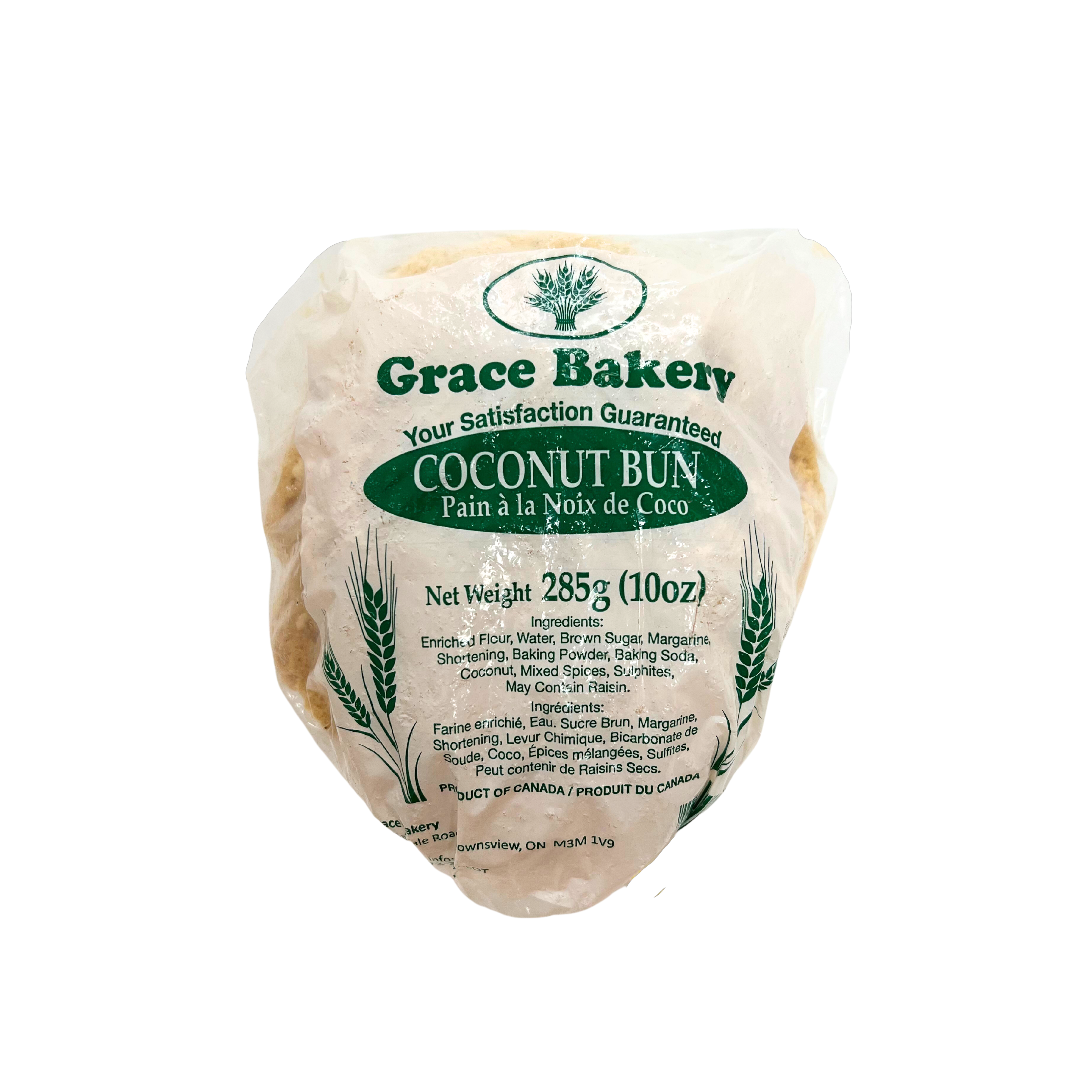Grace Bakery Coconut Bun 285g
