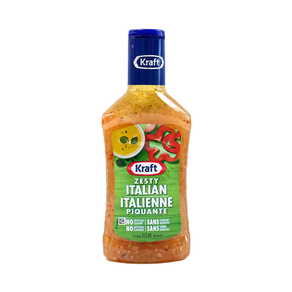 Kraft Zesty Italian 475ml