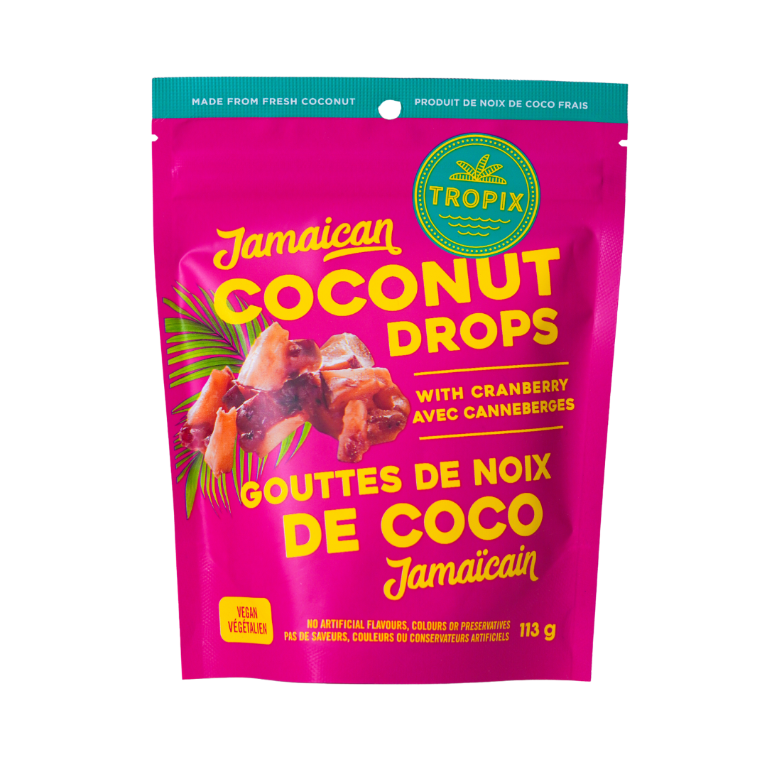 Tropix Jamaican Coconut Cranberry 113g