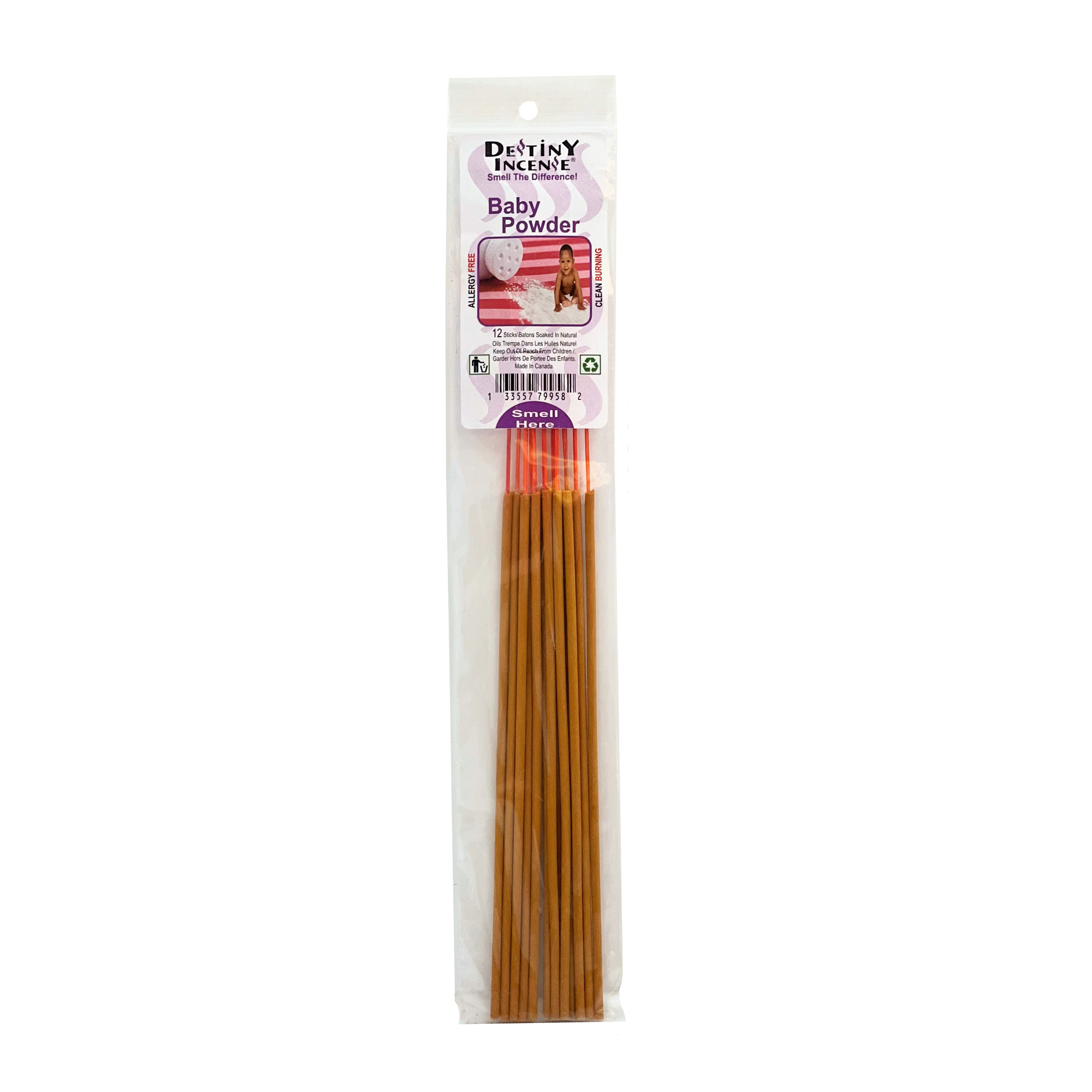 Destiny incense baby powder 12 Sticks