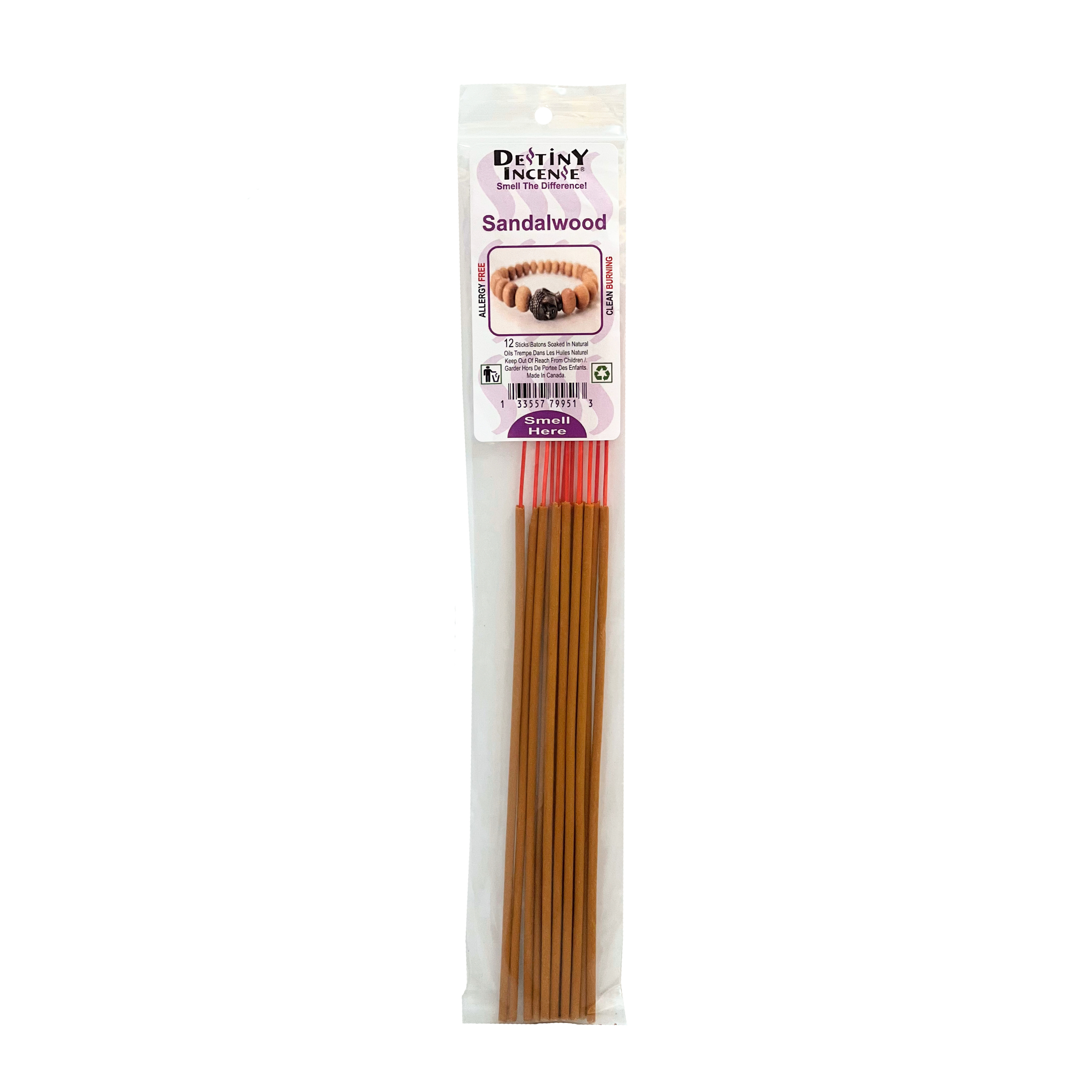 Destiny incense Sandalwood 12 sticks