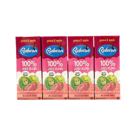 Rubicon Kids Tetra Guava & Apple 4 Pack*200ml