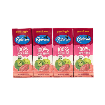 Rubicon Kids Tetra Guava & Apple 4 Pack*200ml