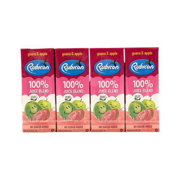 Rubicon Kids Tetra Guava & Apple 4 Pack*200ml