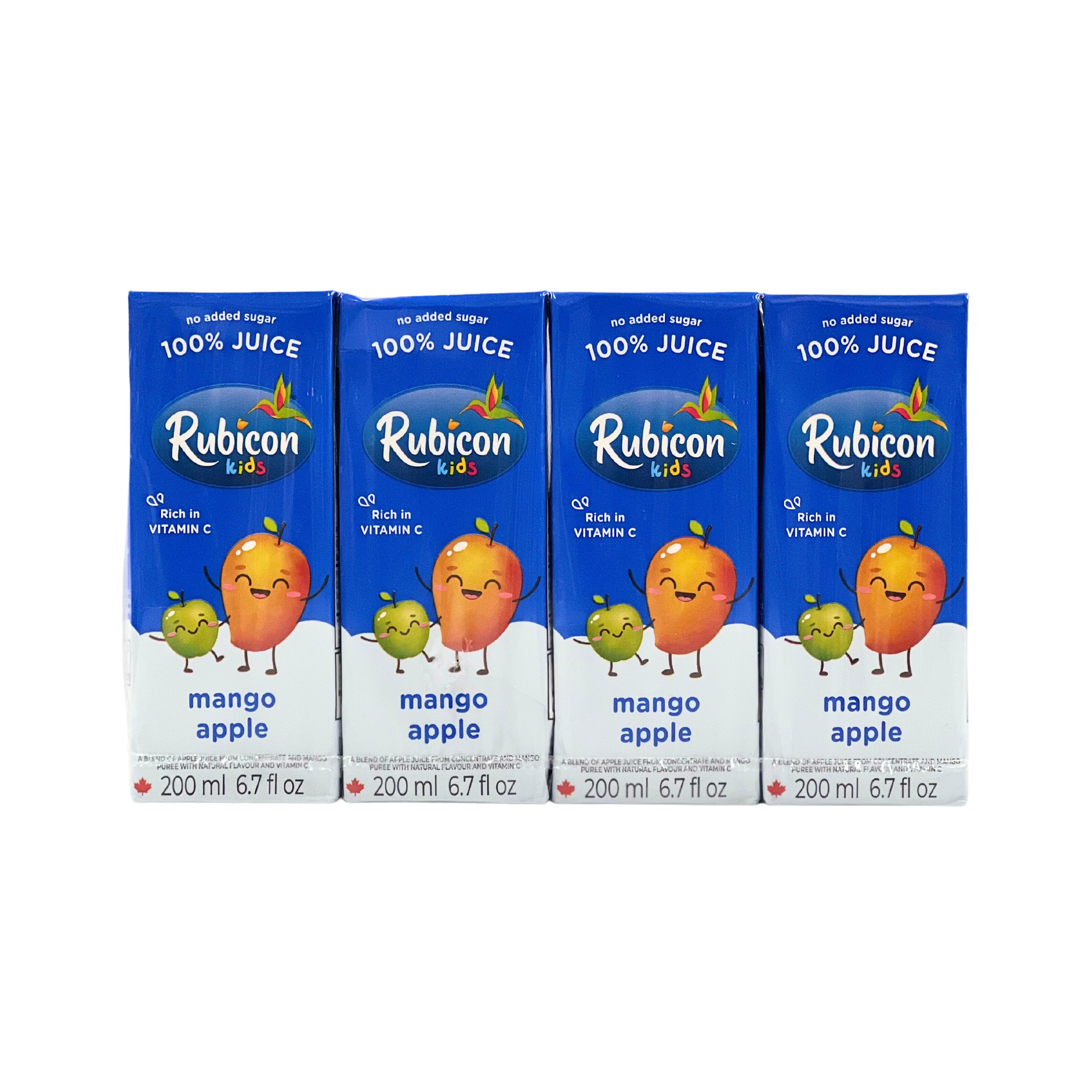 Rubicon Kids Tetra MAngo & Apple  4 Pack*200ml