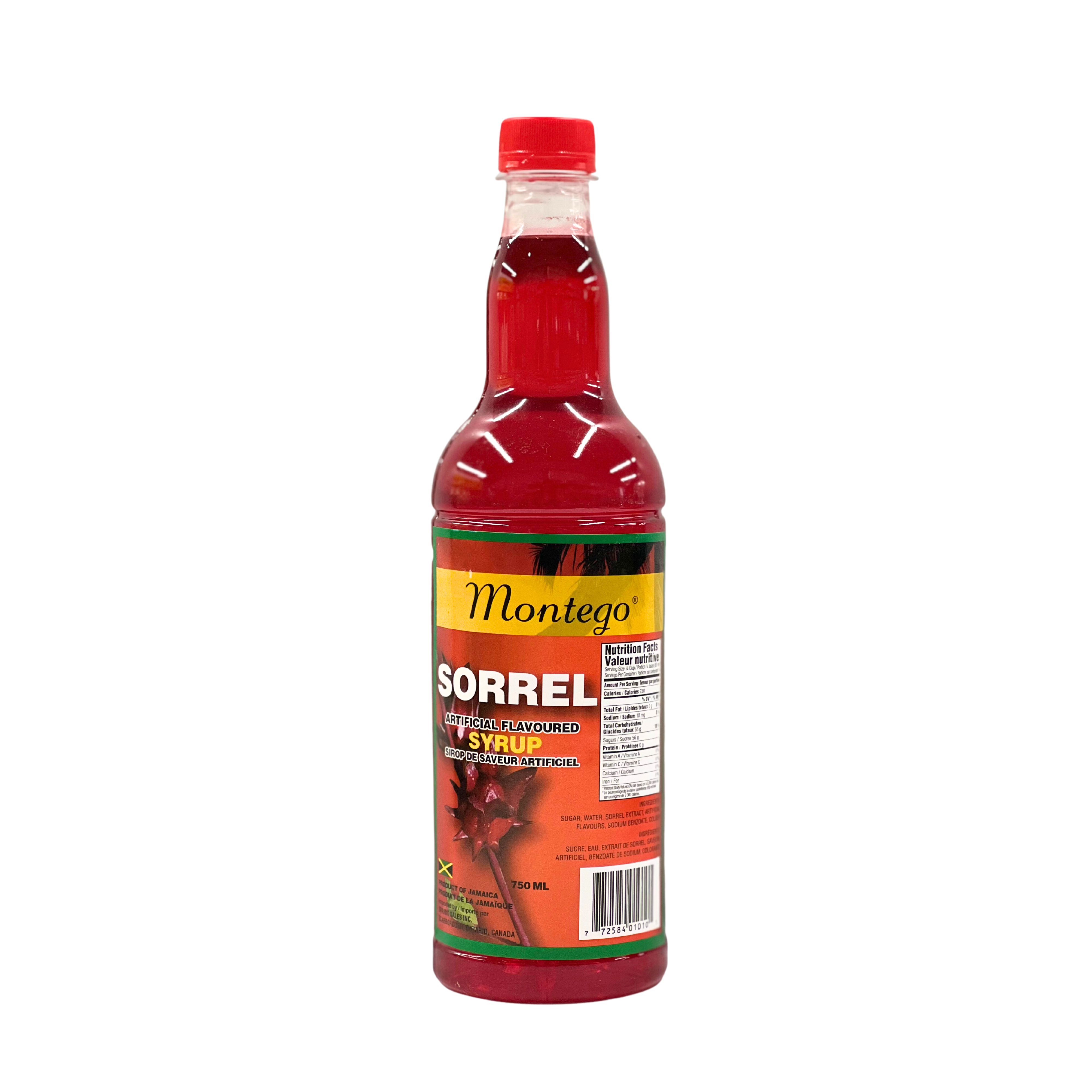 Montego Sorrel Syrup 750Ml