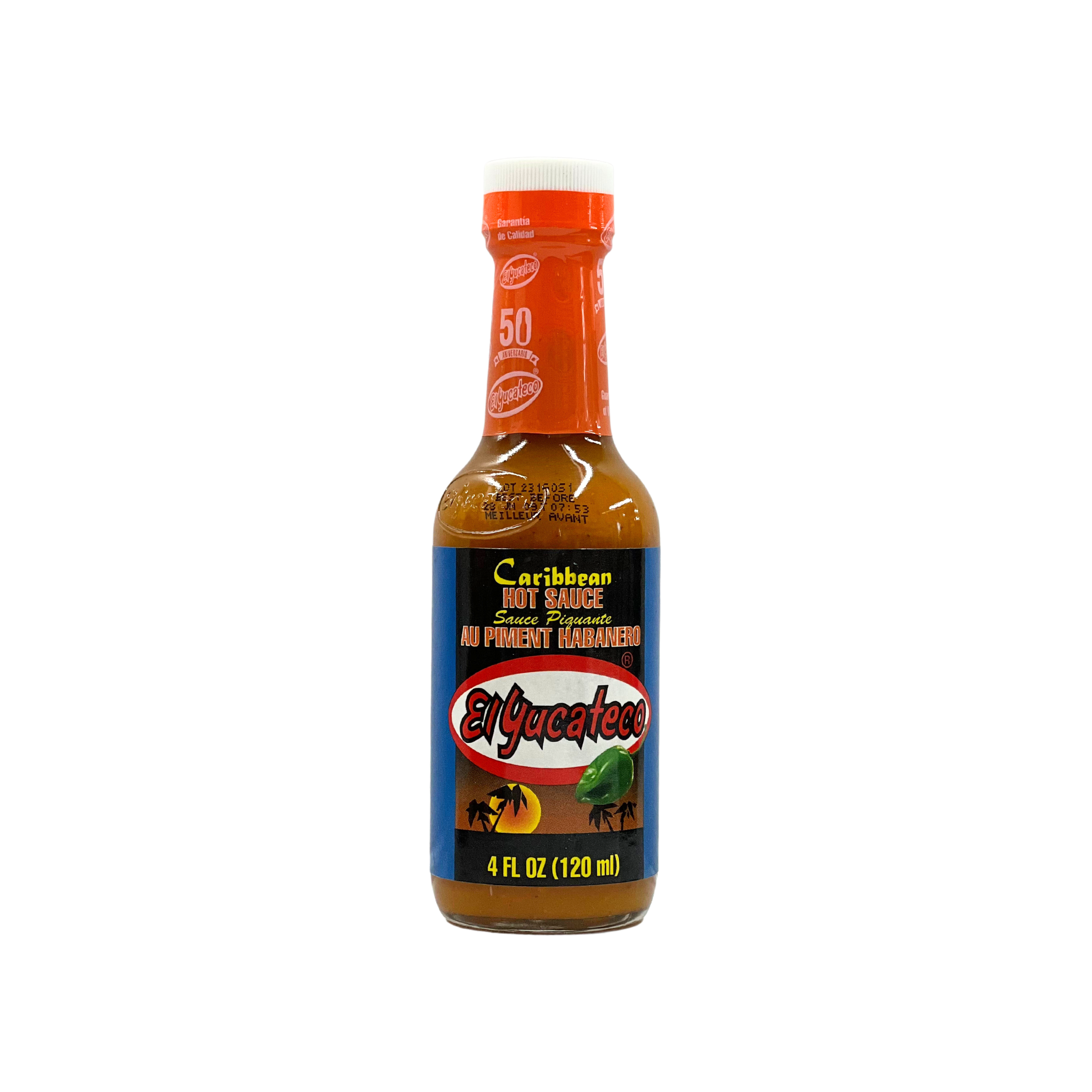 El Yucateco Caribbean Habanero Sauce 4oz